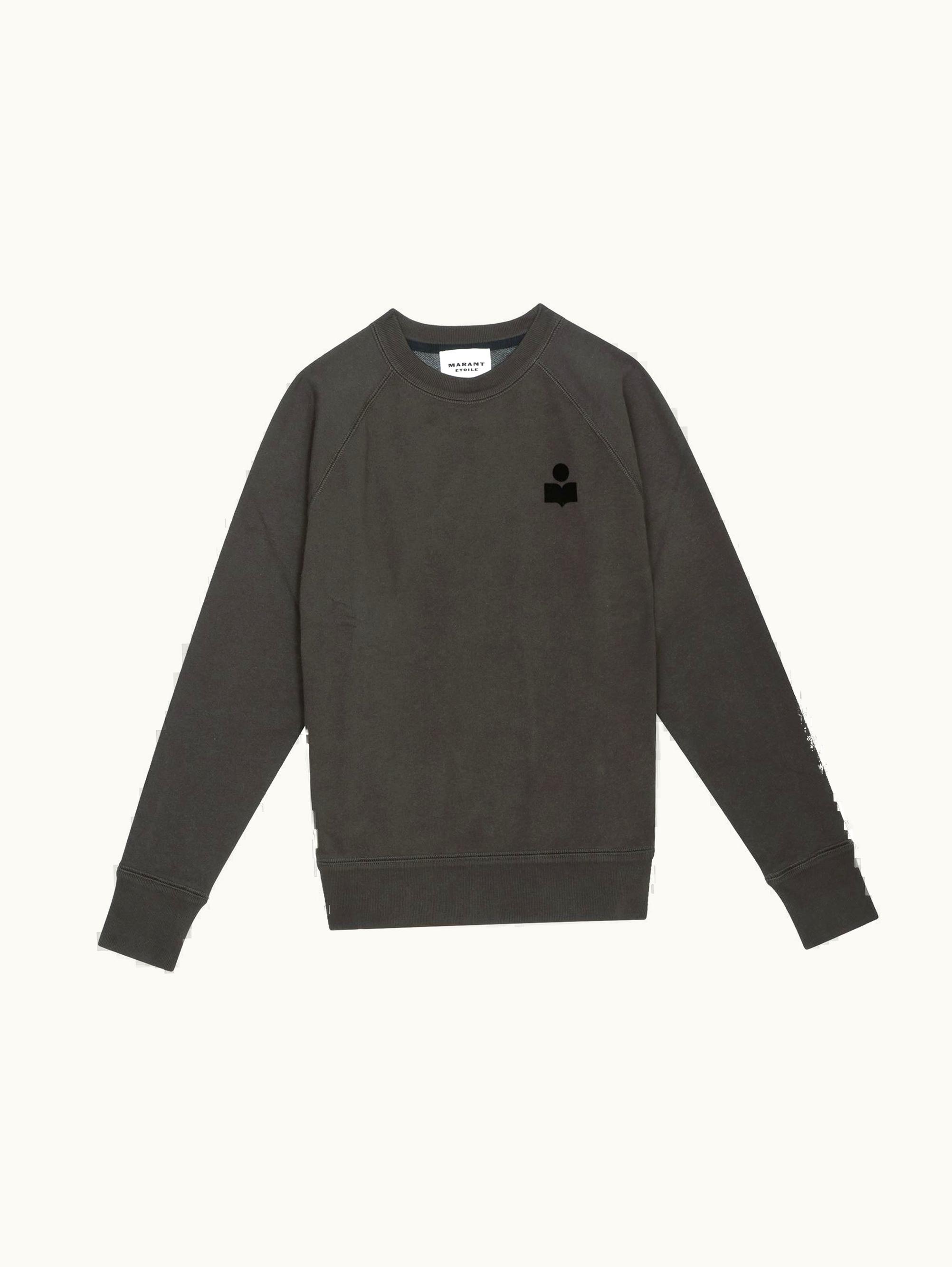 Isabel Marant Isabel Marant Milla Logo Sweatshirt Faded Black SW0004FAA1M07E02FK