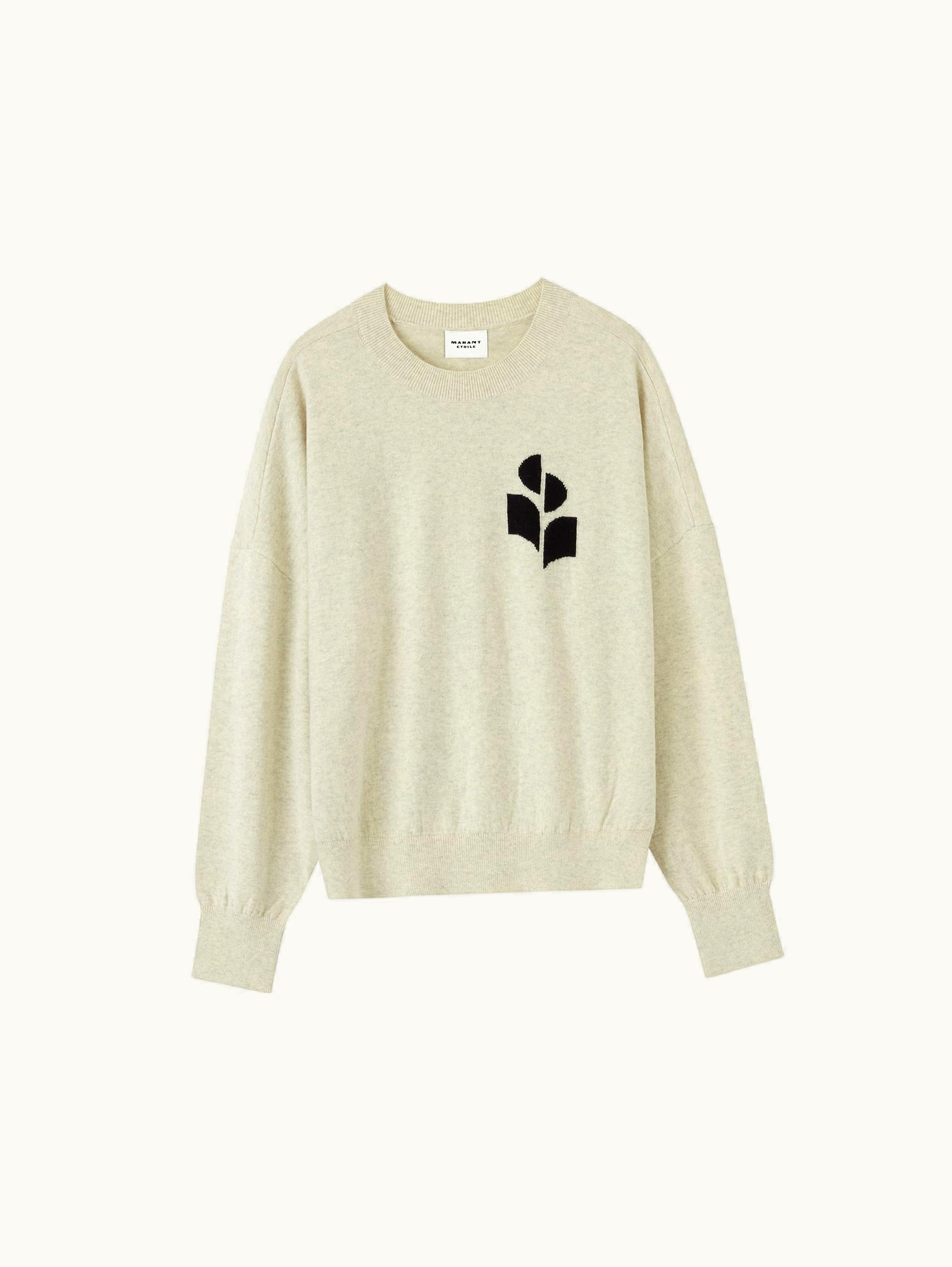 Isabel Marant Isabel Marant Marisans Cotton Sweater Light Grey