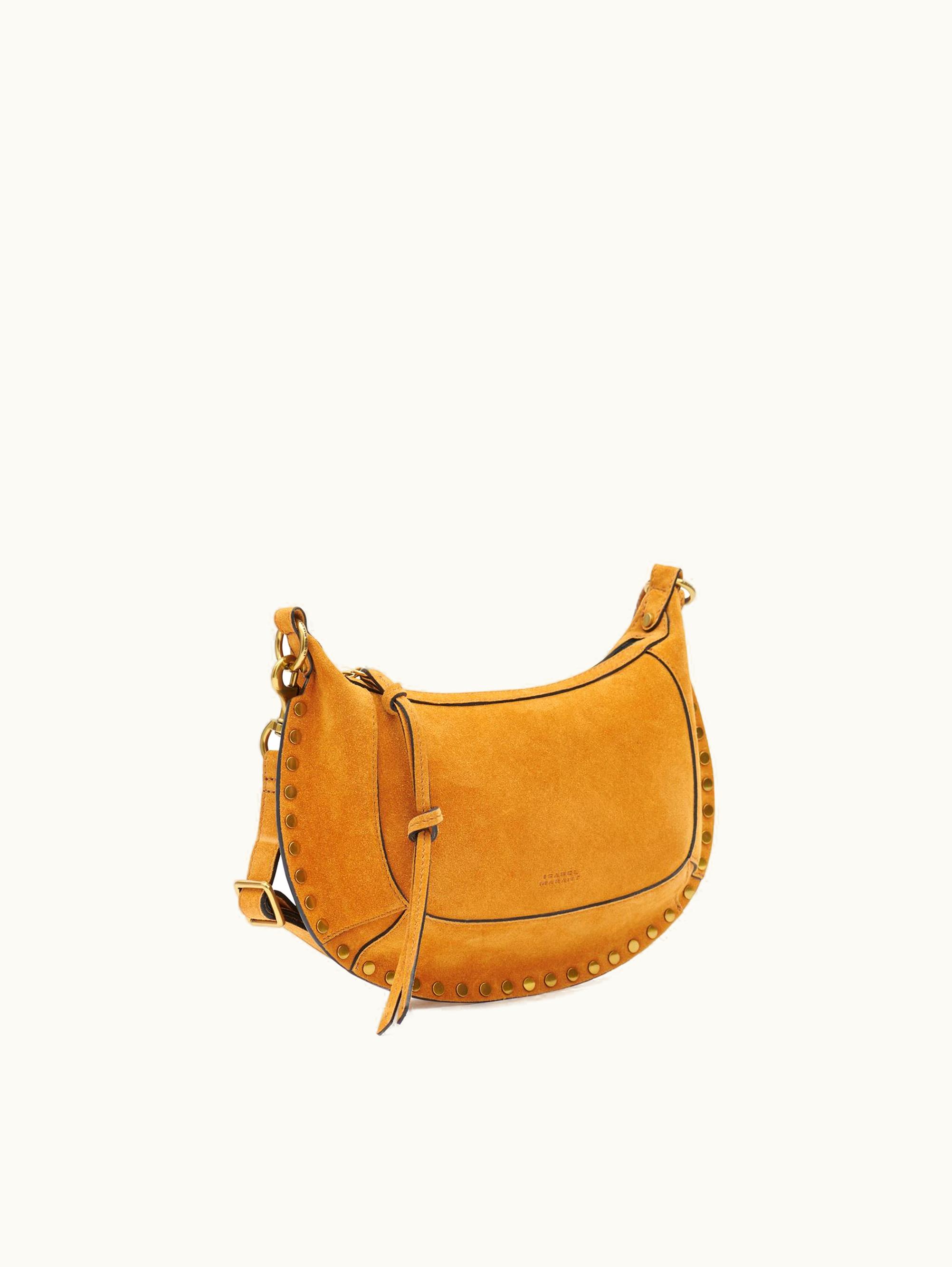 Isabel Marant Isabel Marant Oskan Moon Suede Leather Shoulder Bag Sienna