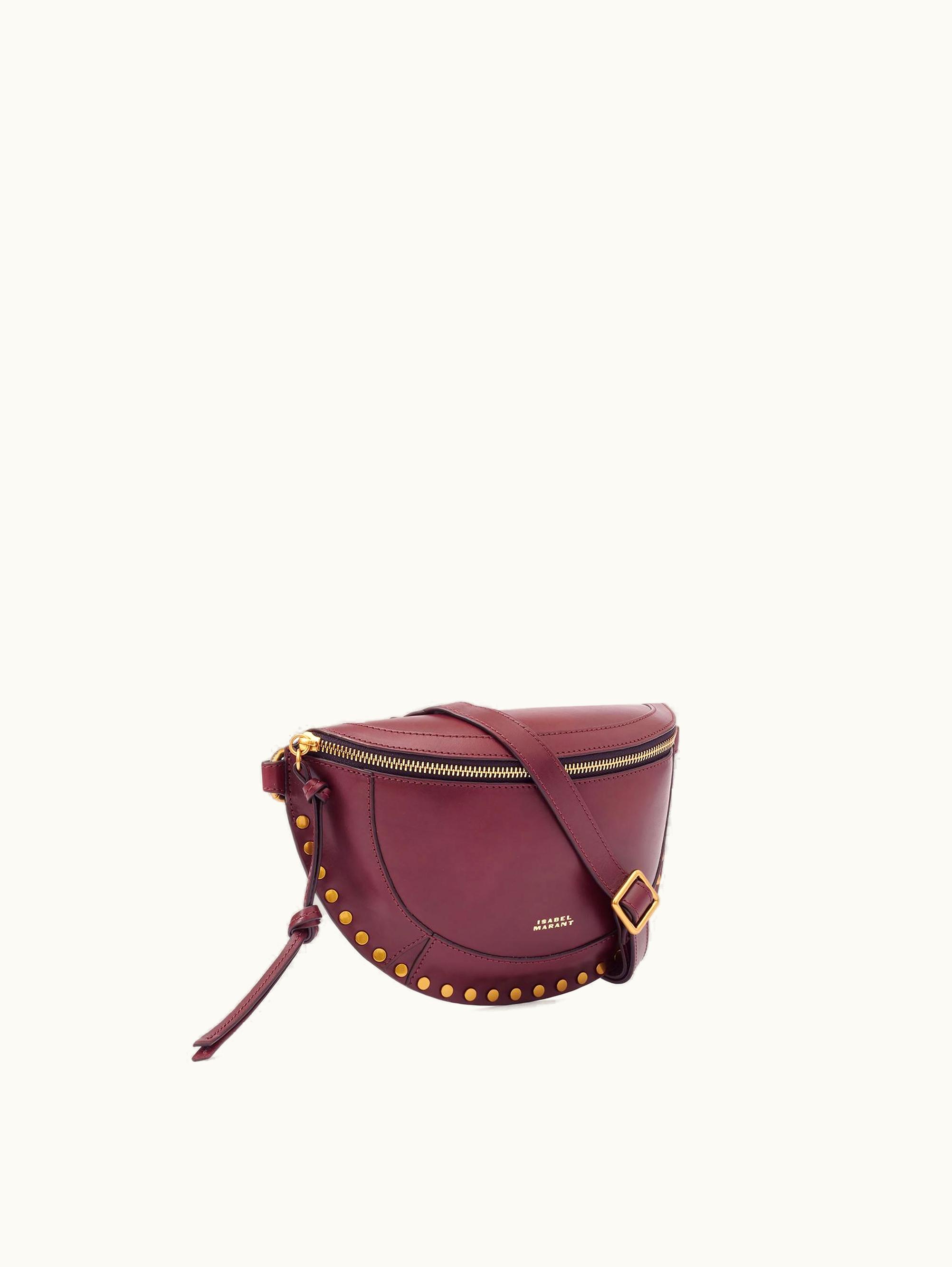 Isabel Marant Isabel Marant Skano Leather Belt Bag Burgundy BJ0001FAA1C01M80BY