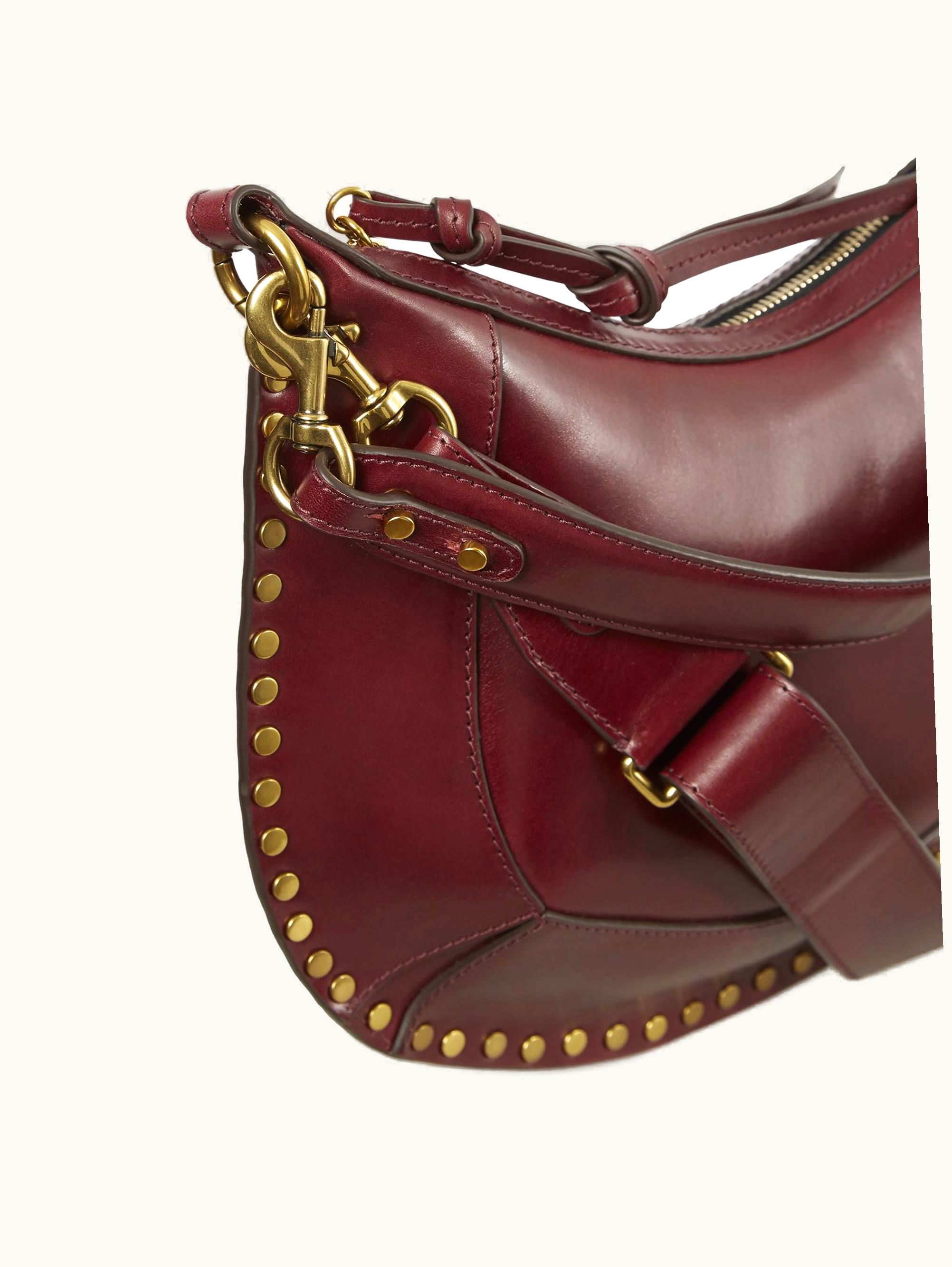 Isabel Marant Isabel Marant Naoko Hobo Studded Bag Calfskin Bordeaux