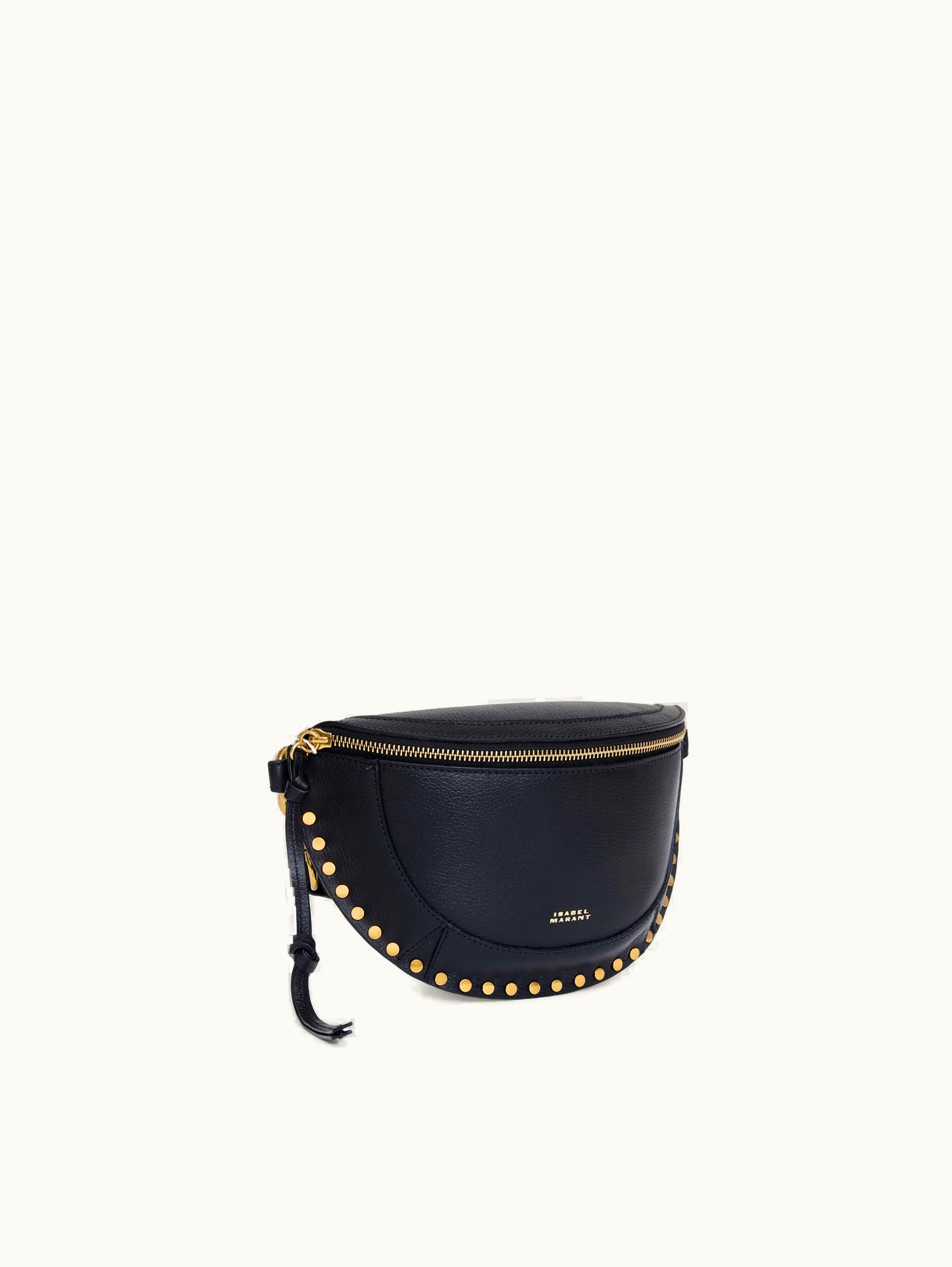 Isabel Marant Isabel Marant Skano Grained Leather Belt Bag Black BJ0001FAA1C02M01BK