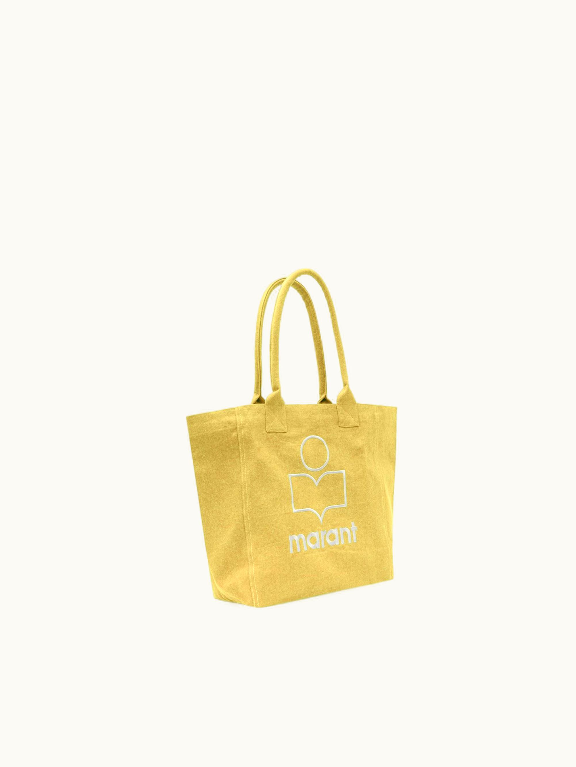 Isabel Marant Isabel Marant Small Yenky Logo Tote Bag Light Yellow