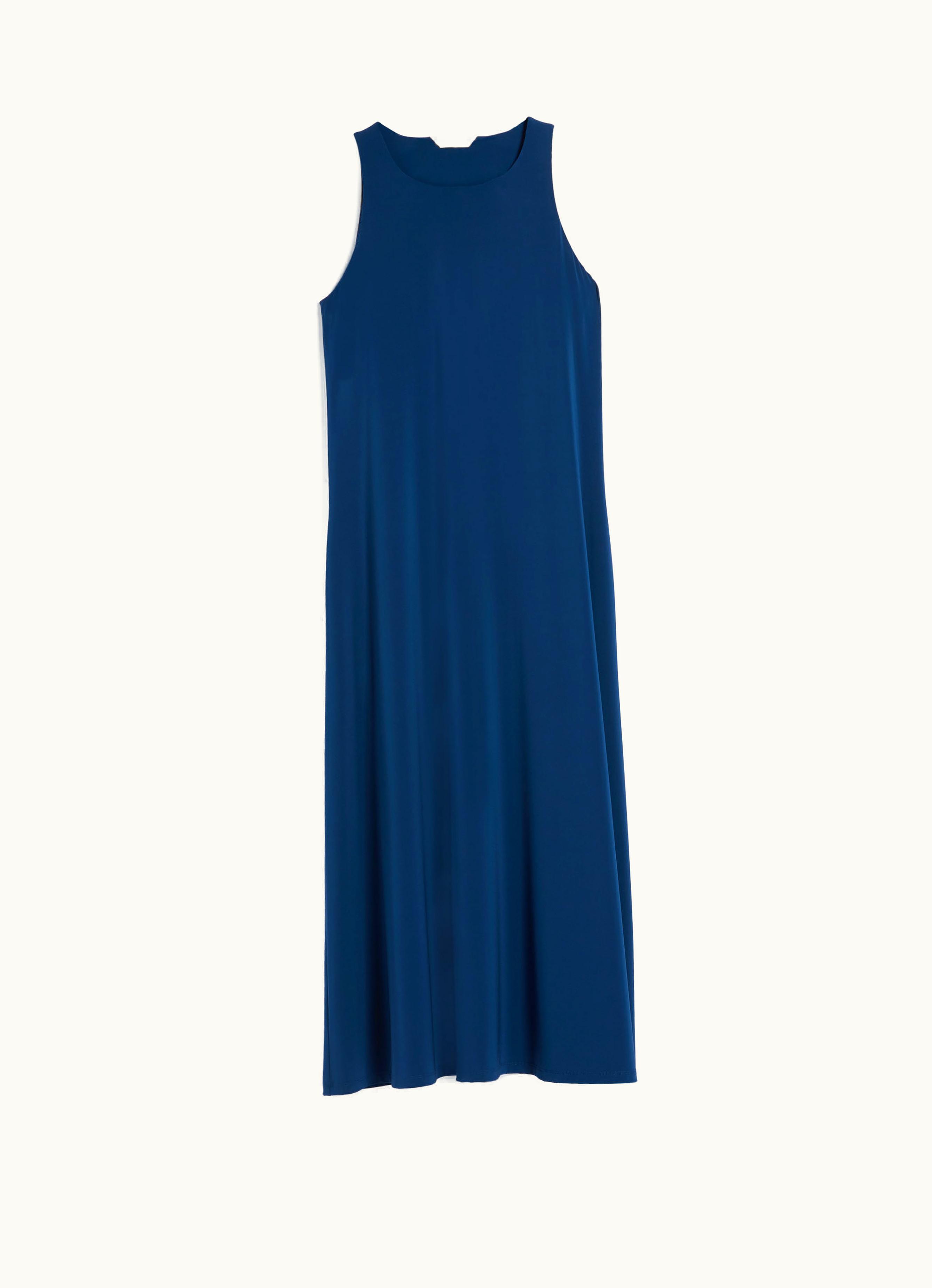 Max Mara Max Mara Stretch Jersey A-line Dress China Blue Supremo