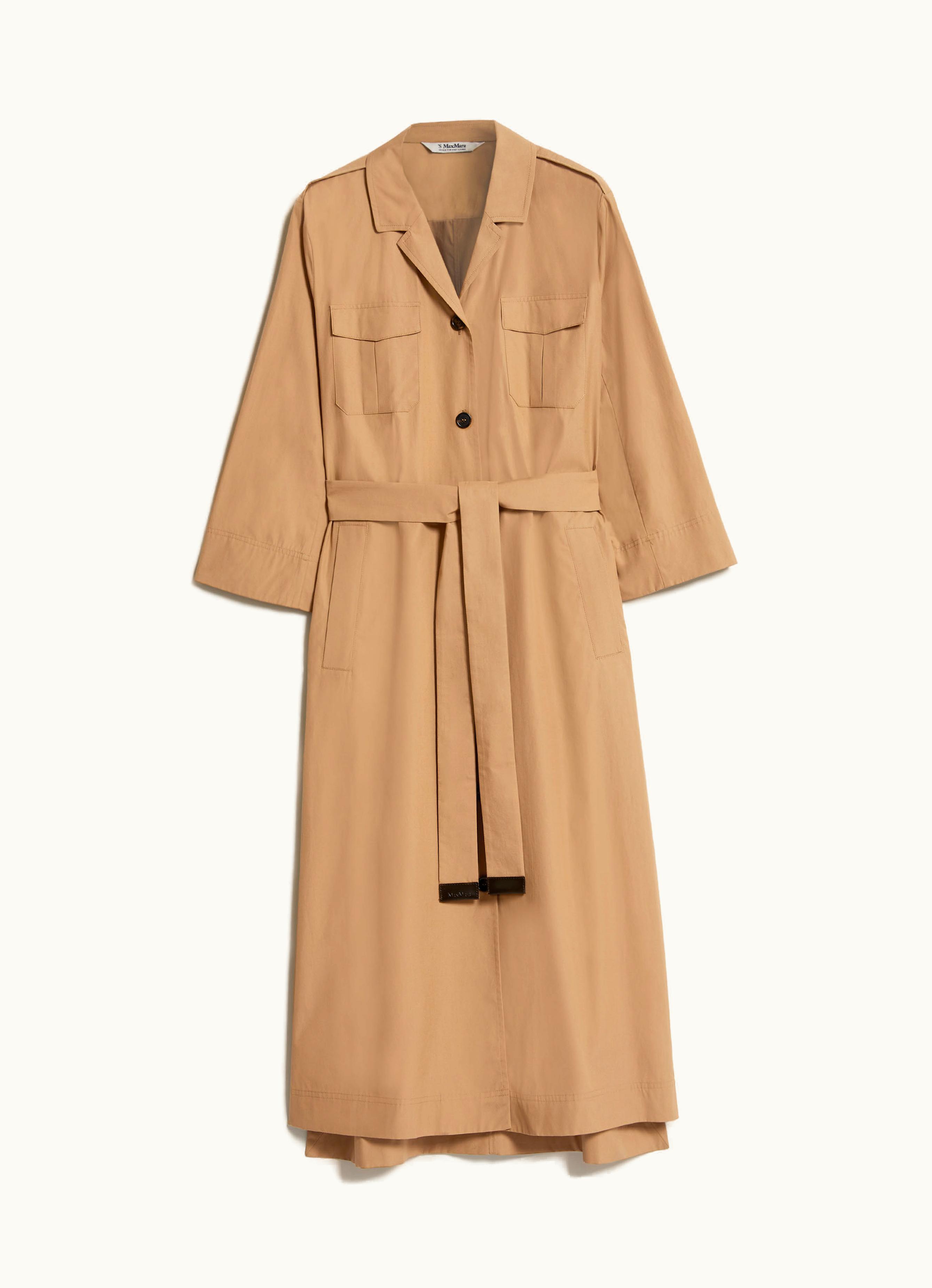 Max Mara Max Mara Poplin Shirt Dress Hazelnut Brown Frida