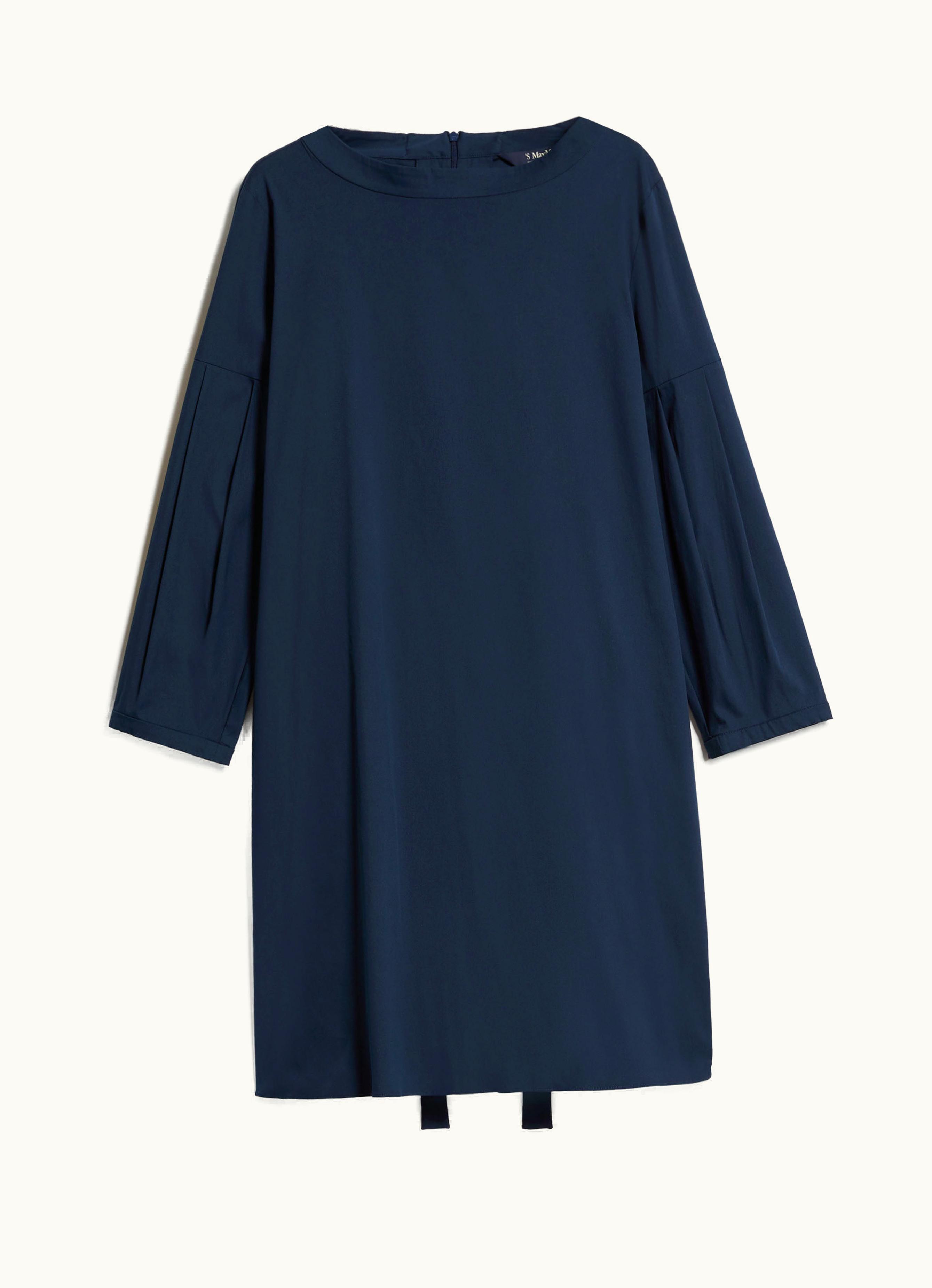 Max Mara Max Mara Dress In A Cotton Blend Midnightblue Miriam