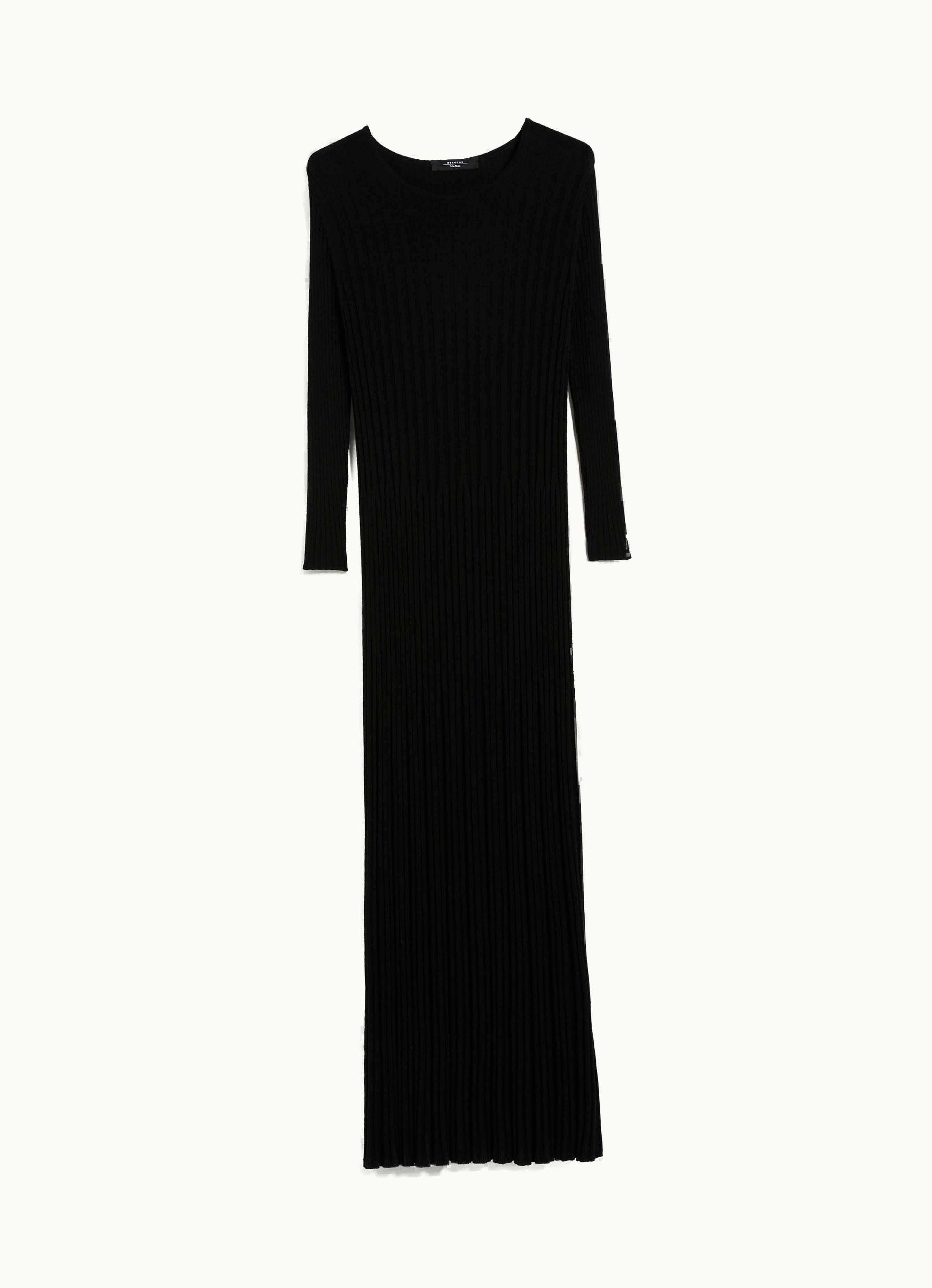 Max Mara Max Mara Flared rib-knit Dress Black Victor
