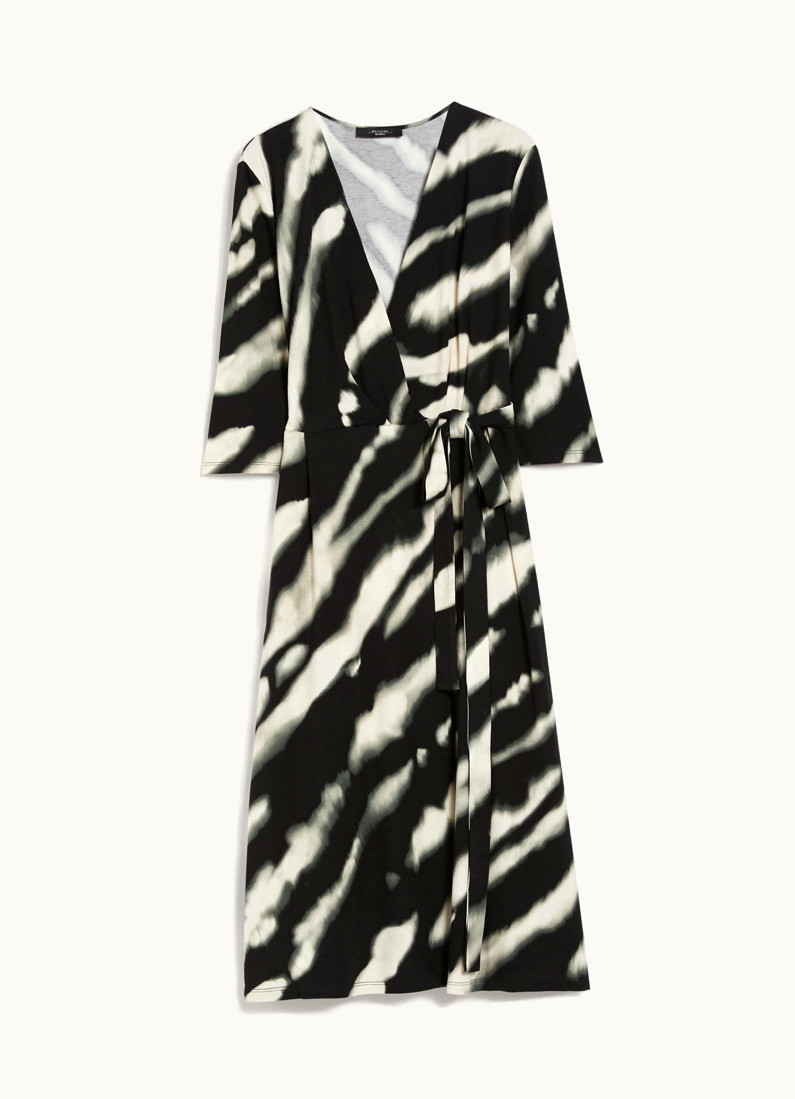 Max Mara Max Mara Fluid Jersey Dress Black Doria