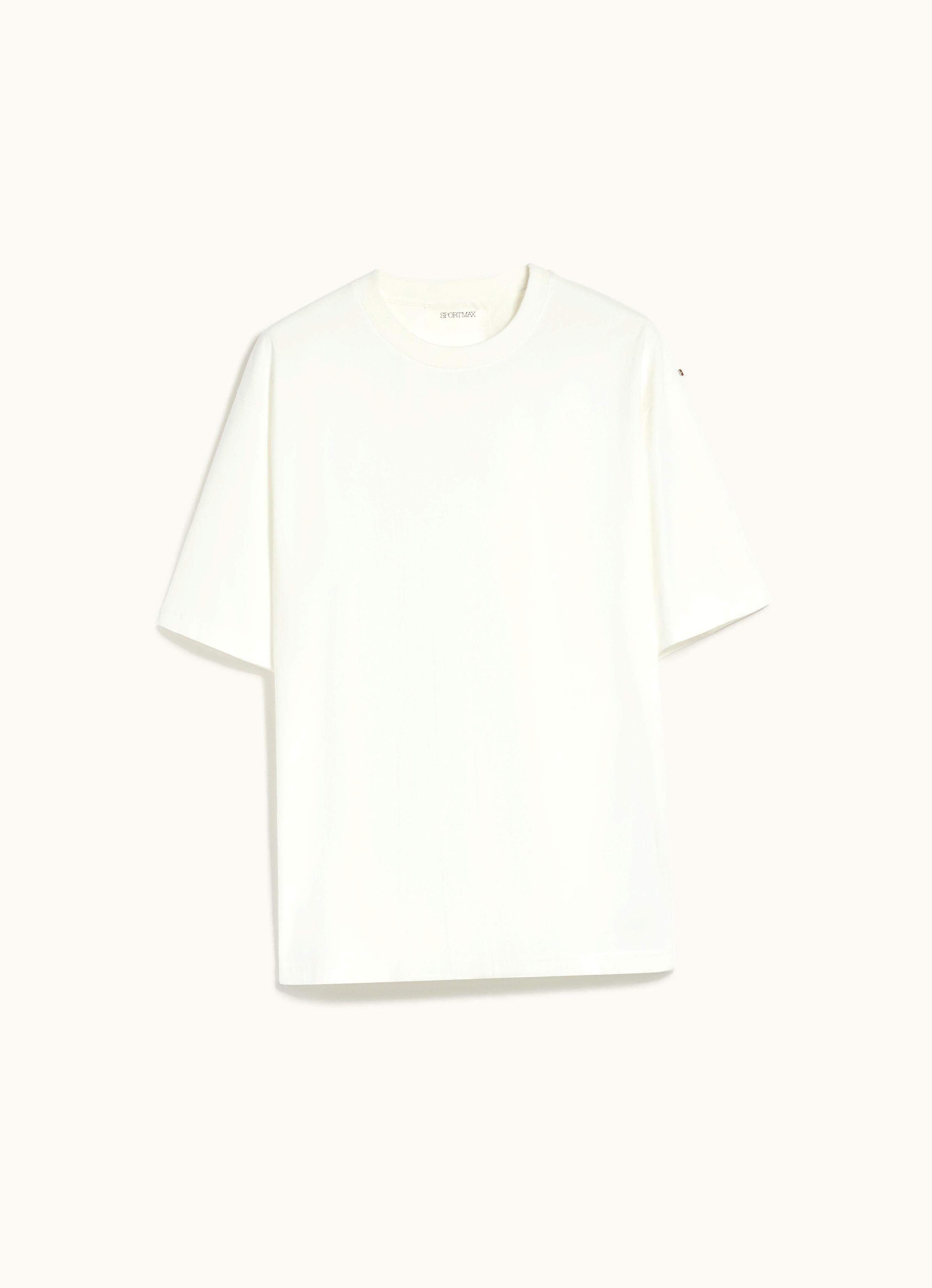 Max Mara Max Mara Vintage-look Jersey T-shirt Optical White Eremi