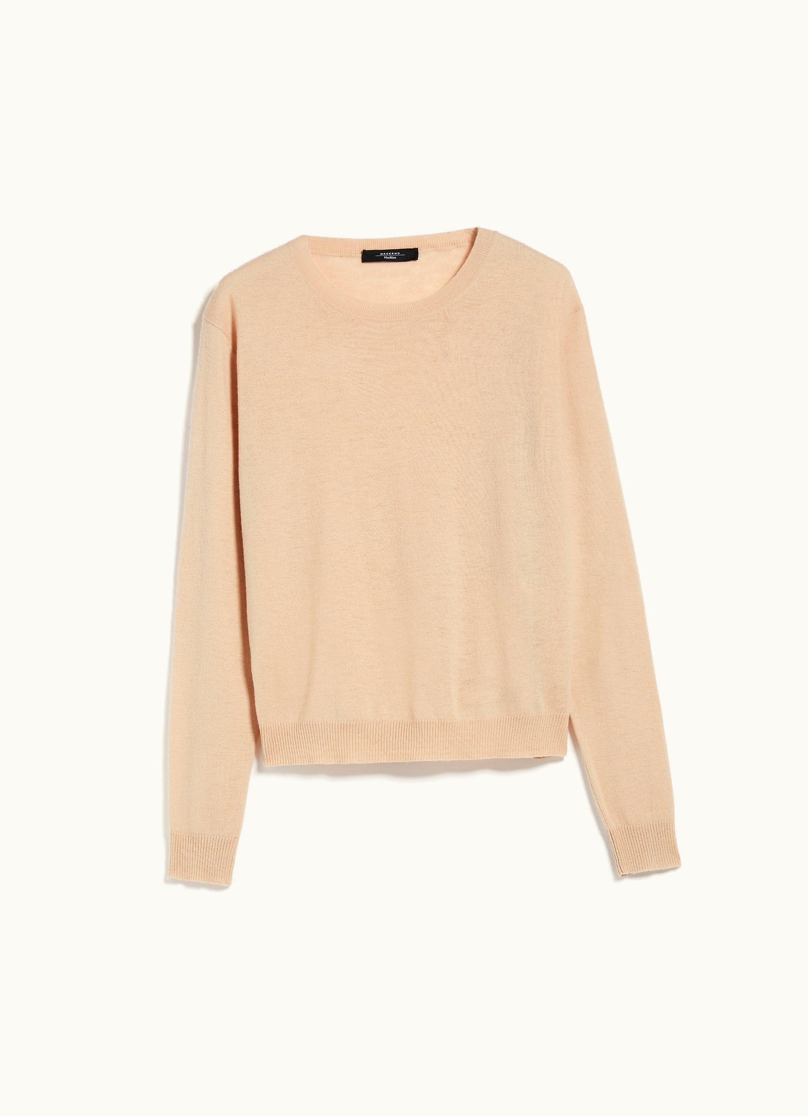 Max Mara Max Mara Wool And Cashmere crew-neck Sweater Honey Mochi