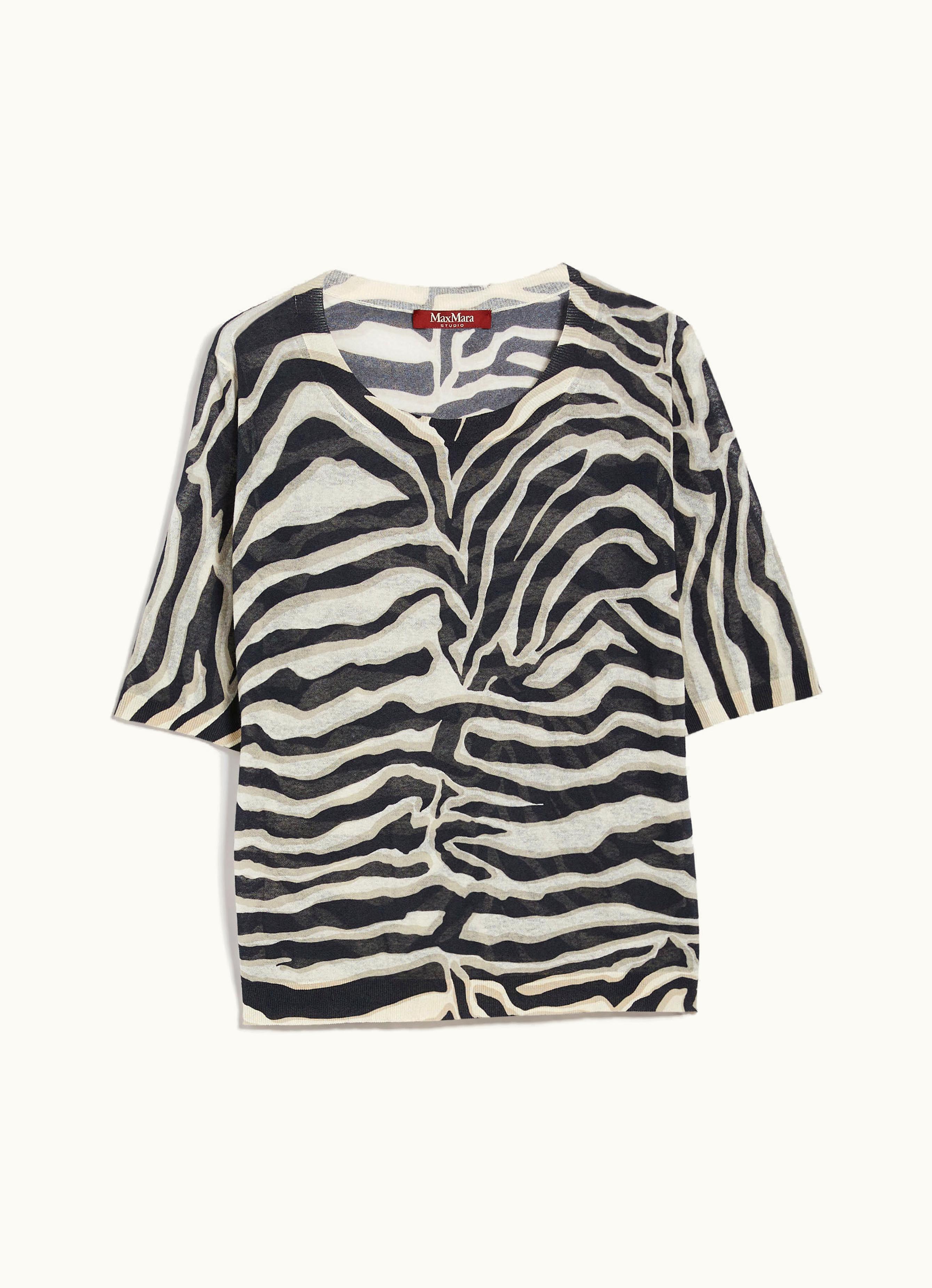 Max Mara Max Mara Organza Ballerina Jumper Ivory Tina