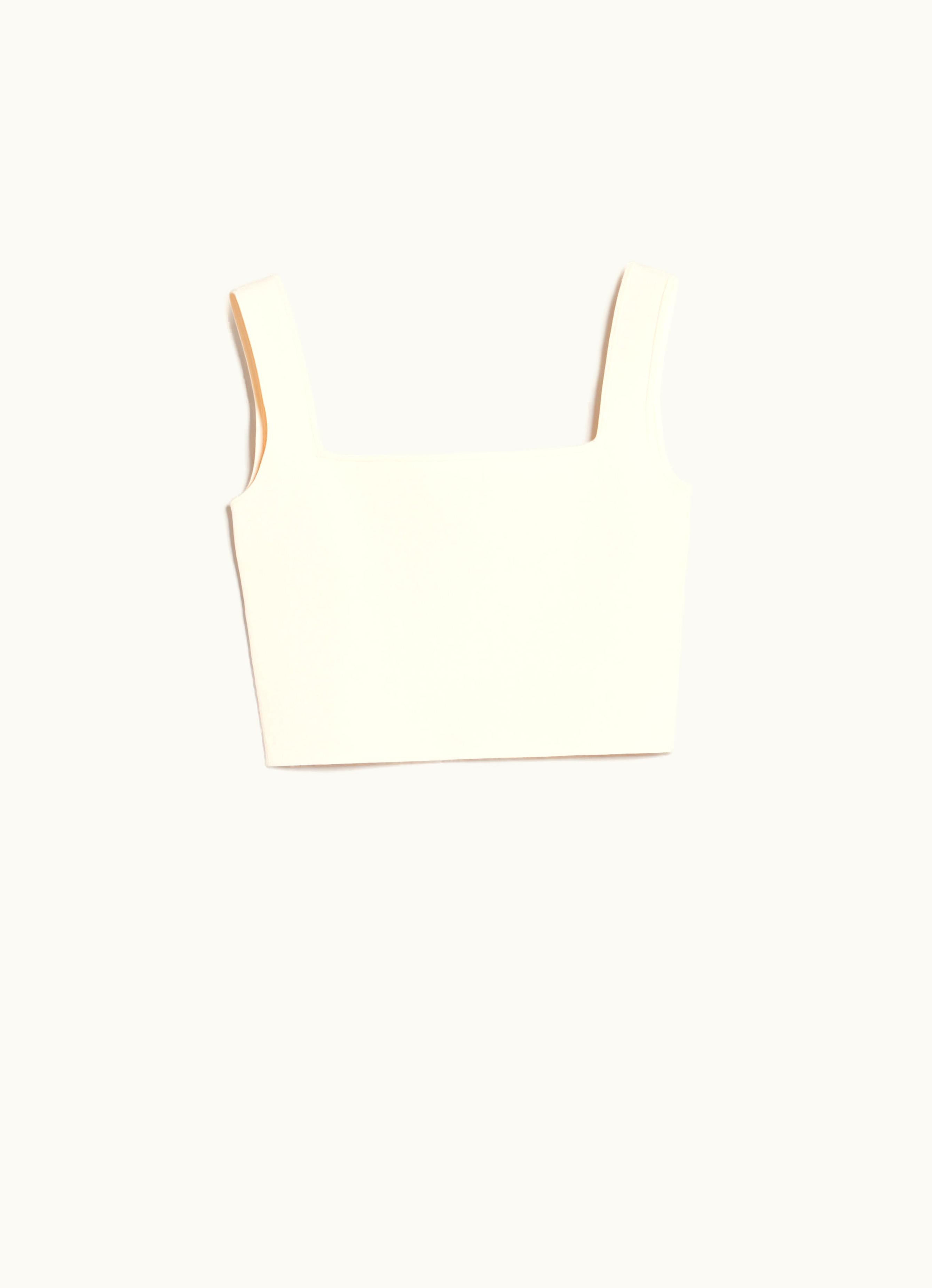 Max Mara Max Mara Viscose Yarn Vest Top Ivory Tresa