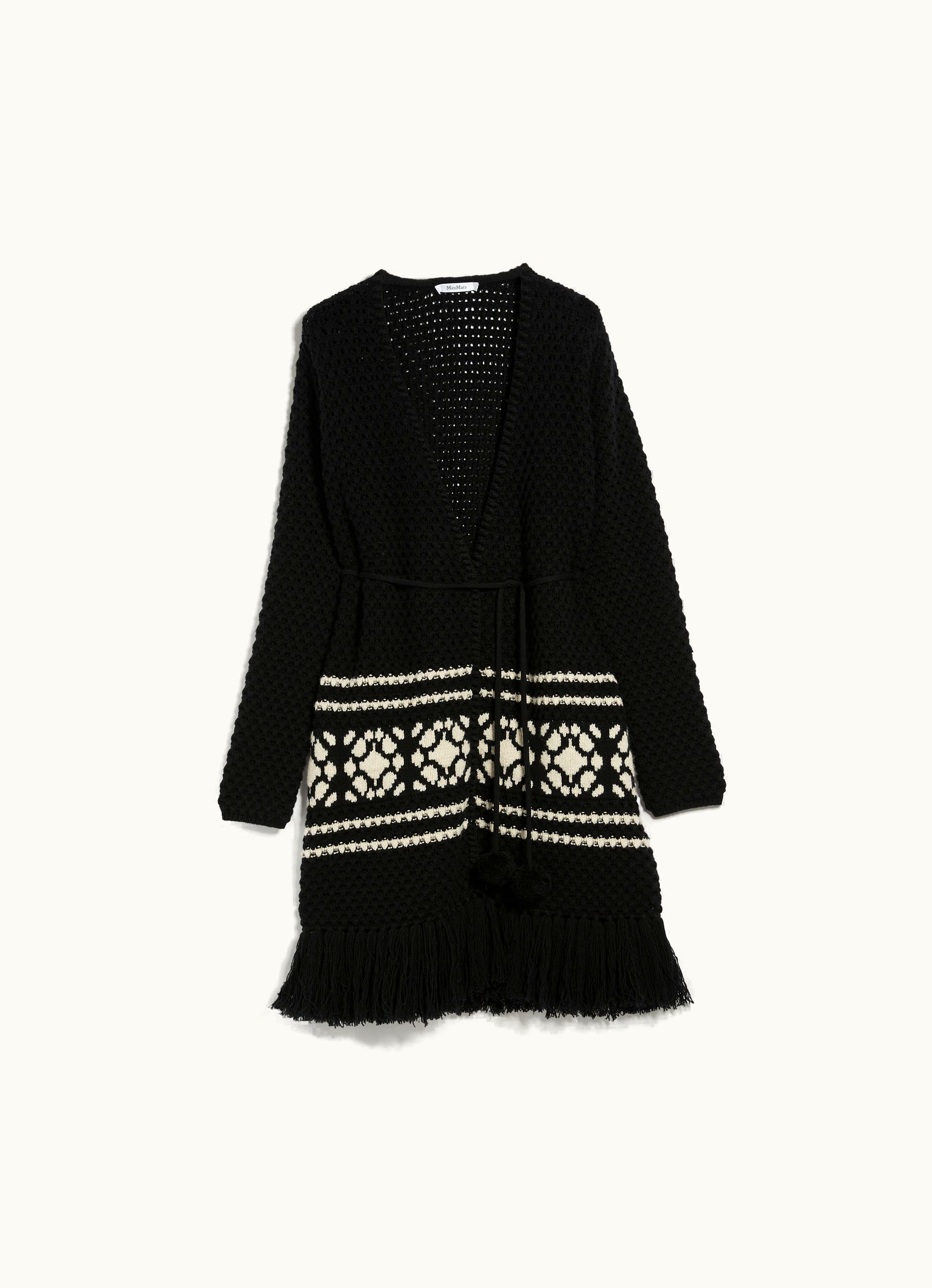 Max Mara Max Mara Wool And Cashmere Cardigan Black Orione