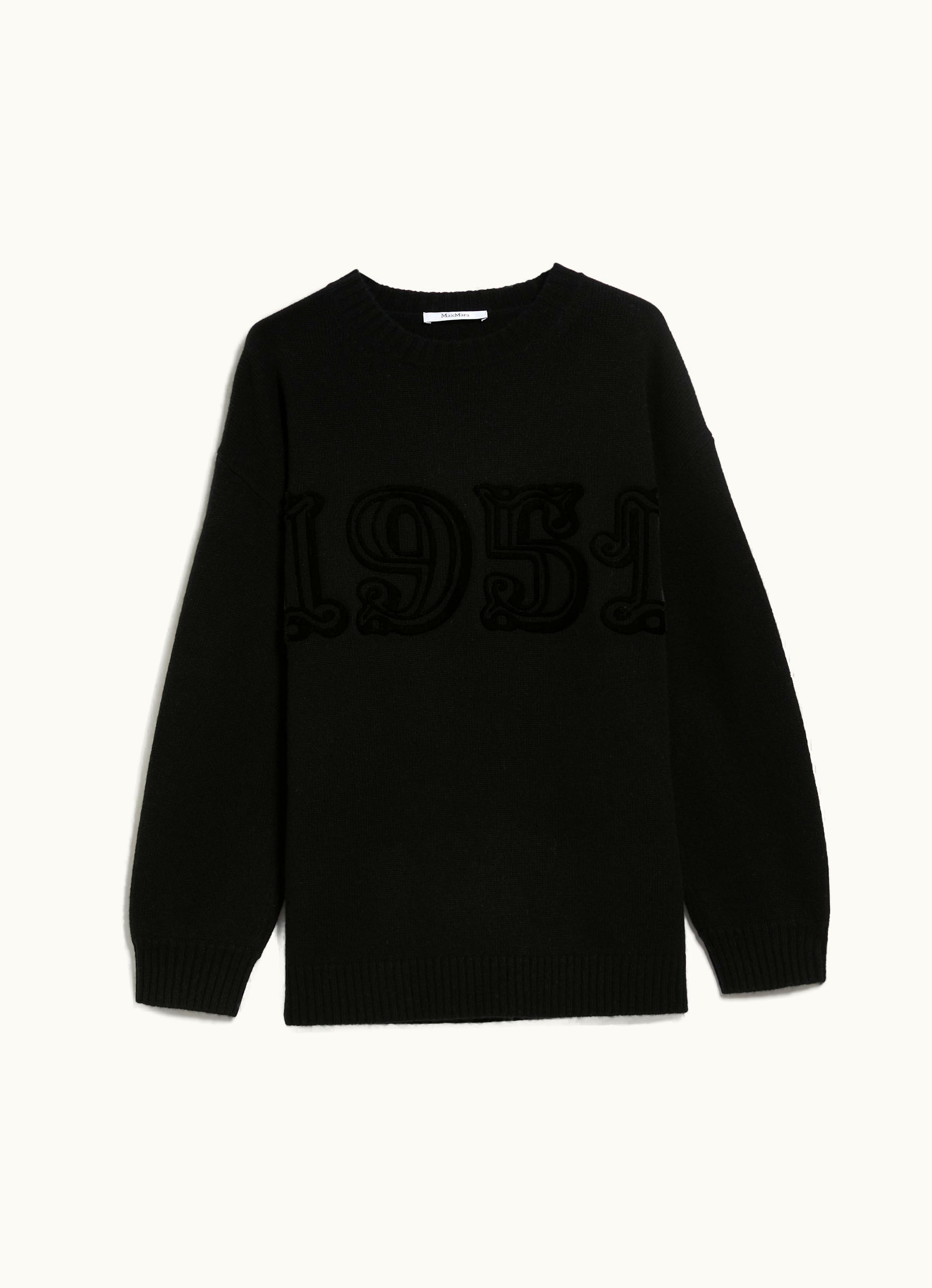 Max Mara Max Mara Wool And Cashmere Pullover Black Fido1