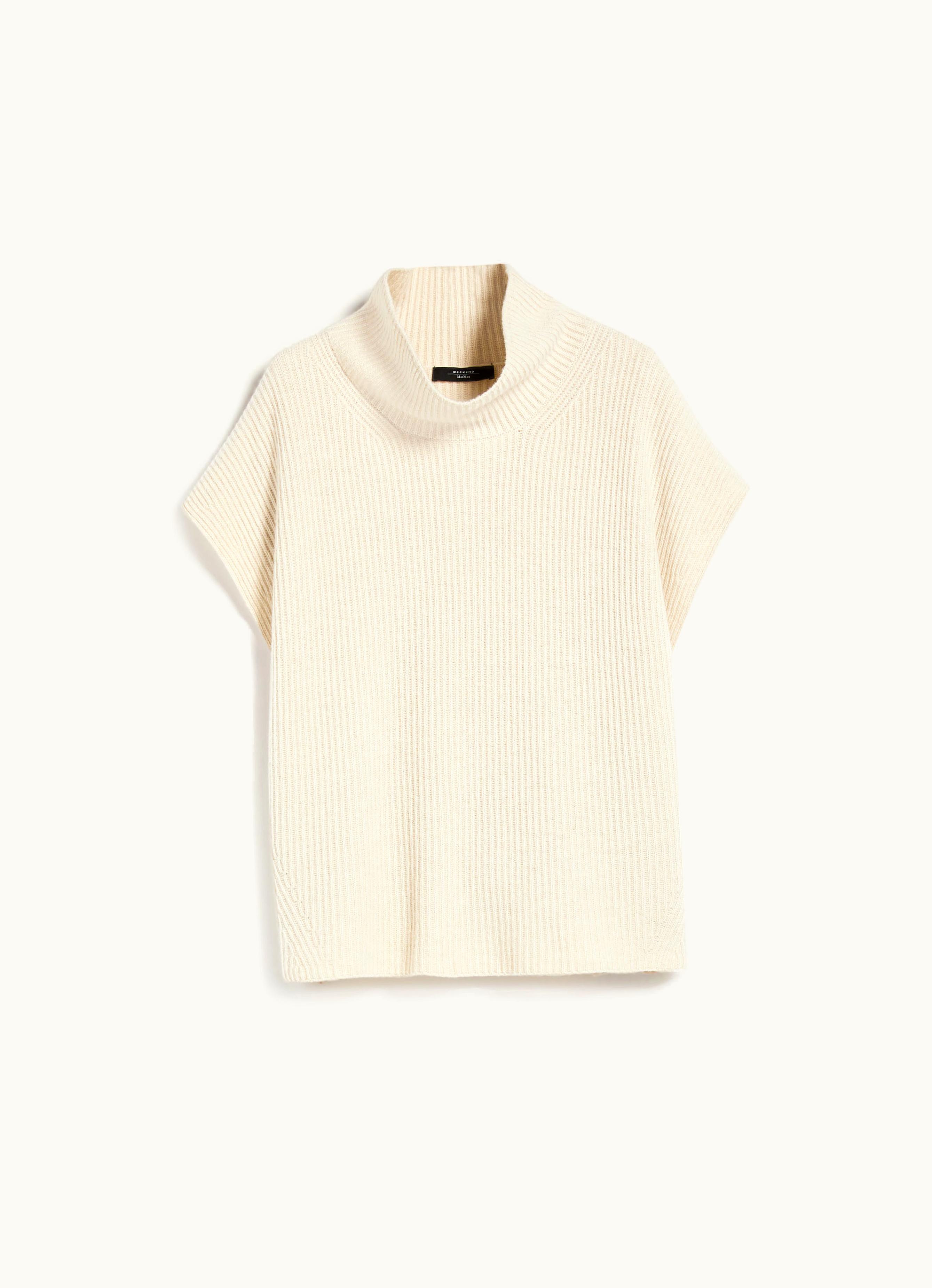 Max Mara Max Mara Wool Viscose And Cashmere Gilet Honey Polo