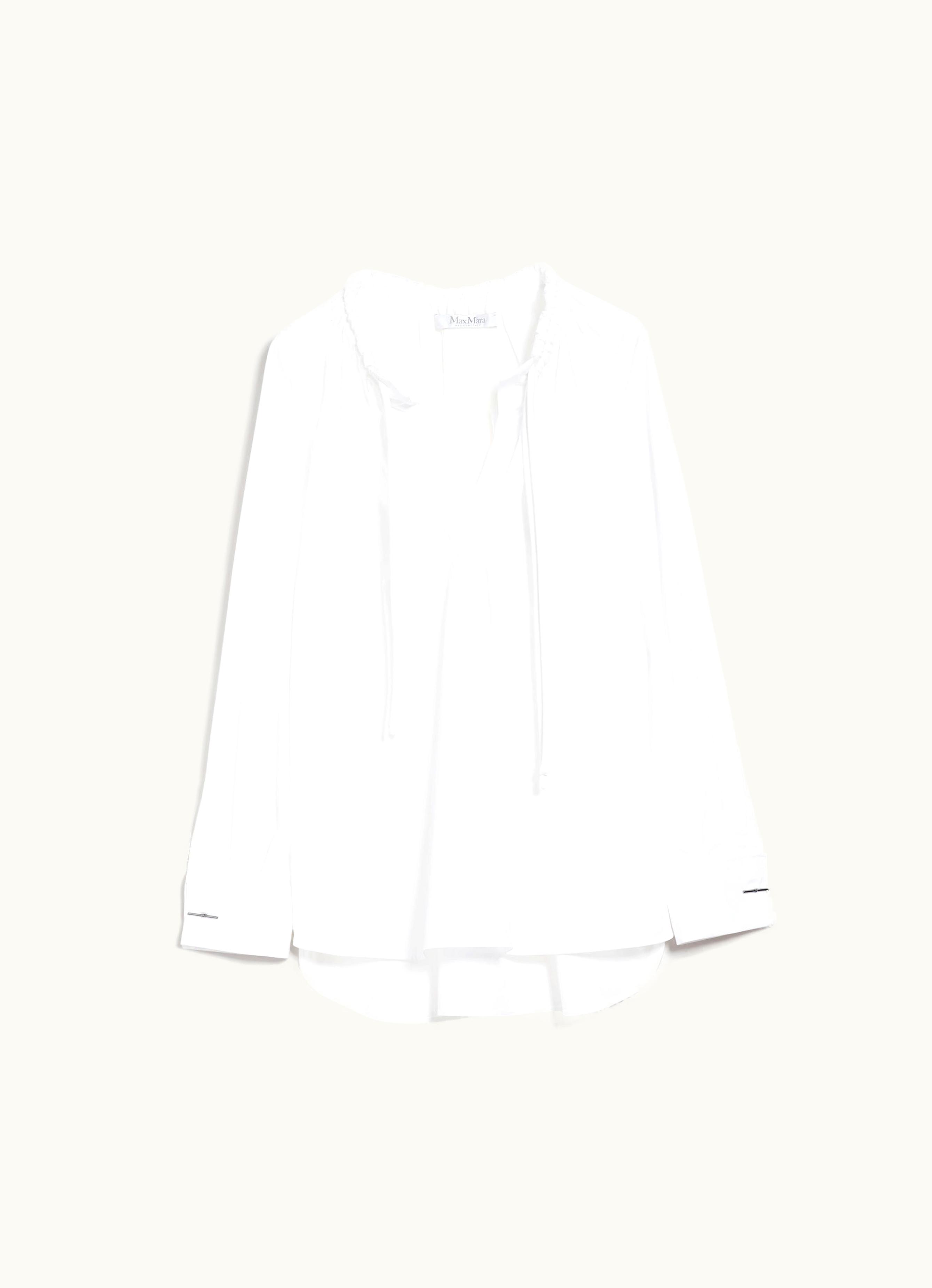 Max Mara Max Mara Oversize Poplin Shirt Optical White Ario