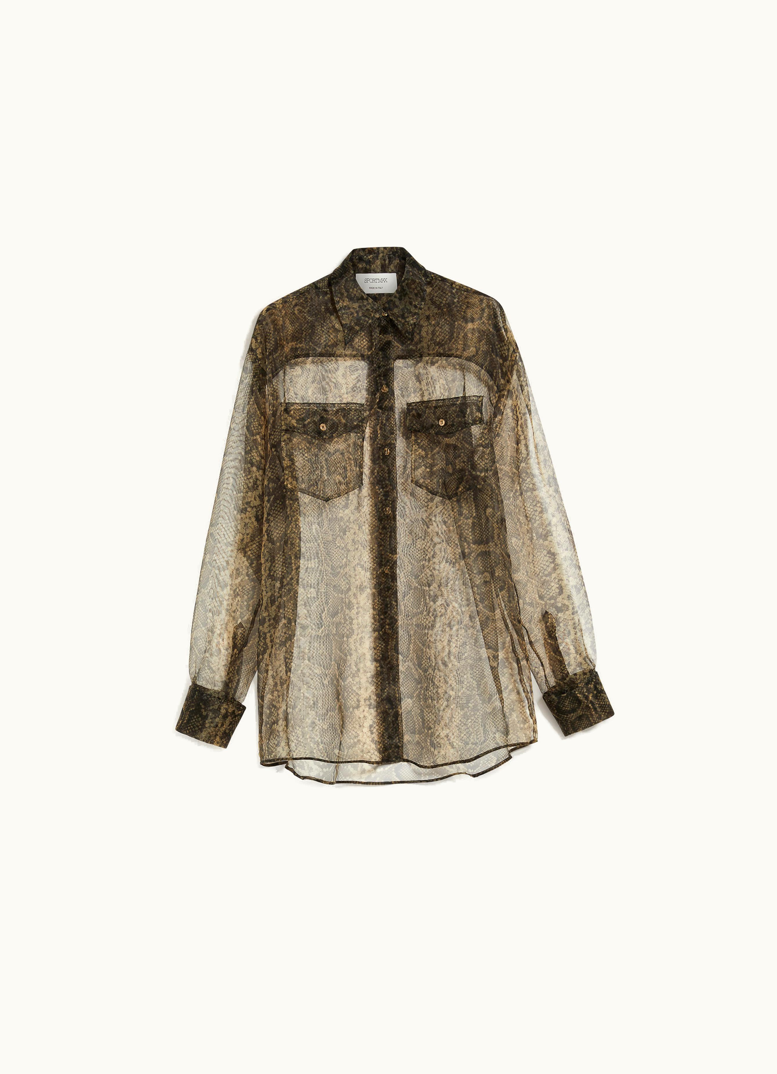 Max Mara Max Mara Oversized python-print Tunic Beige Canore