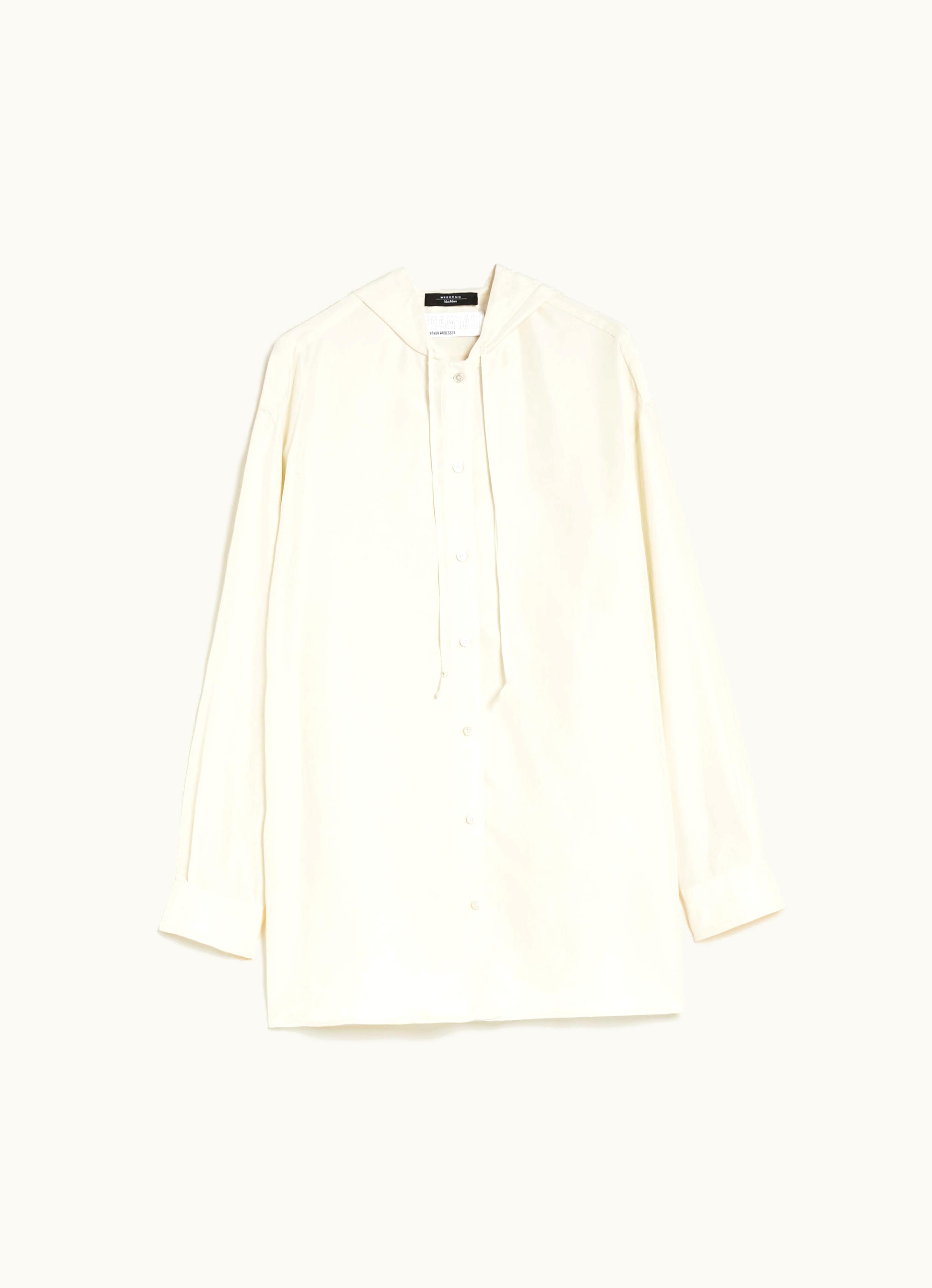 Max Mara Max Mara Silk Habotai Tunic Ivory Arnaldo