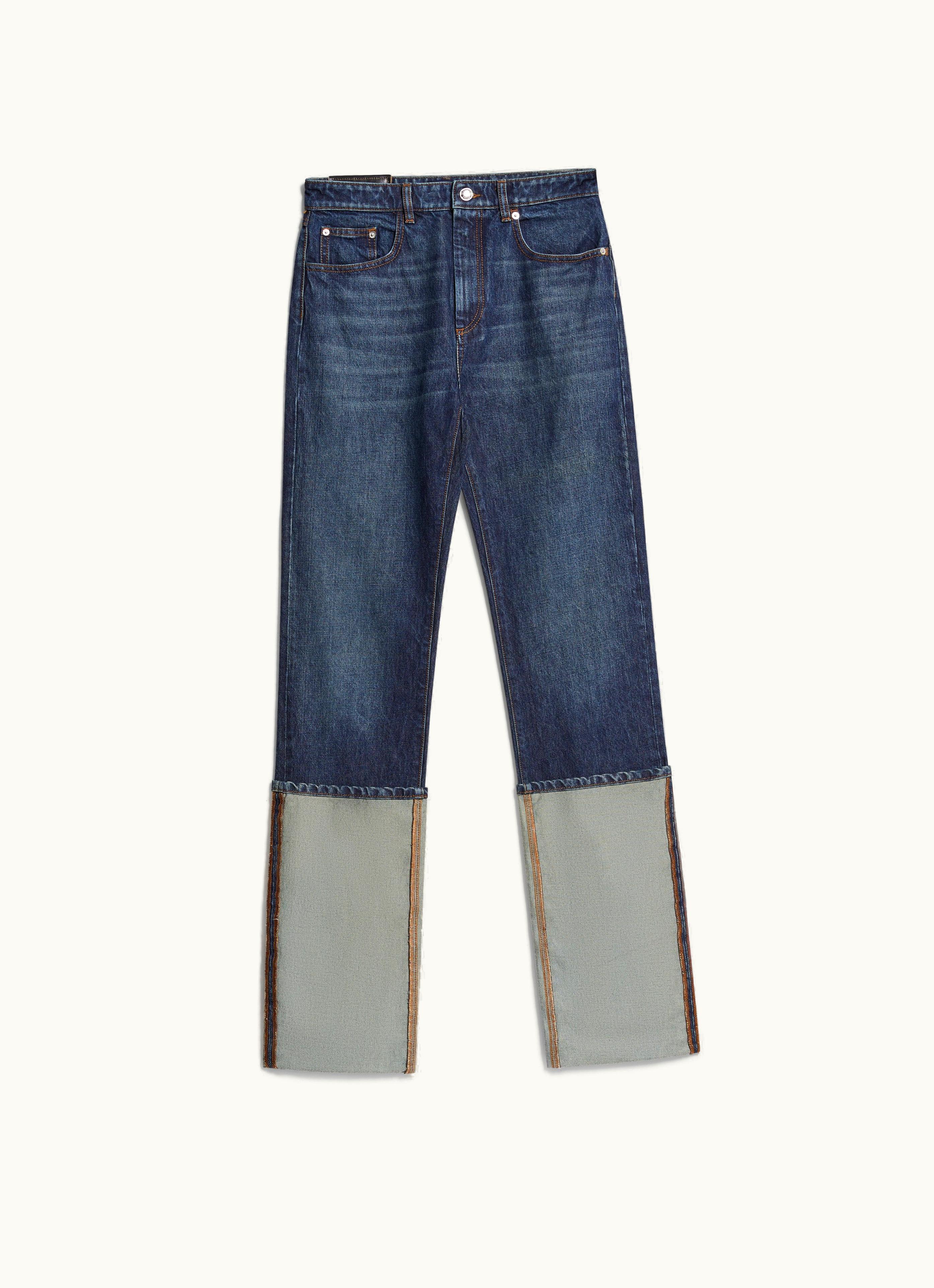 Max Mara Max Mara Denim Jeans With Extra turn-ups Midnightblue Giusto