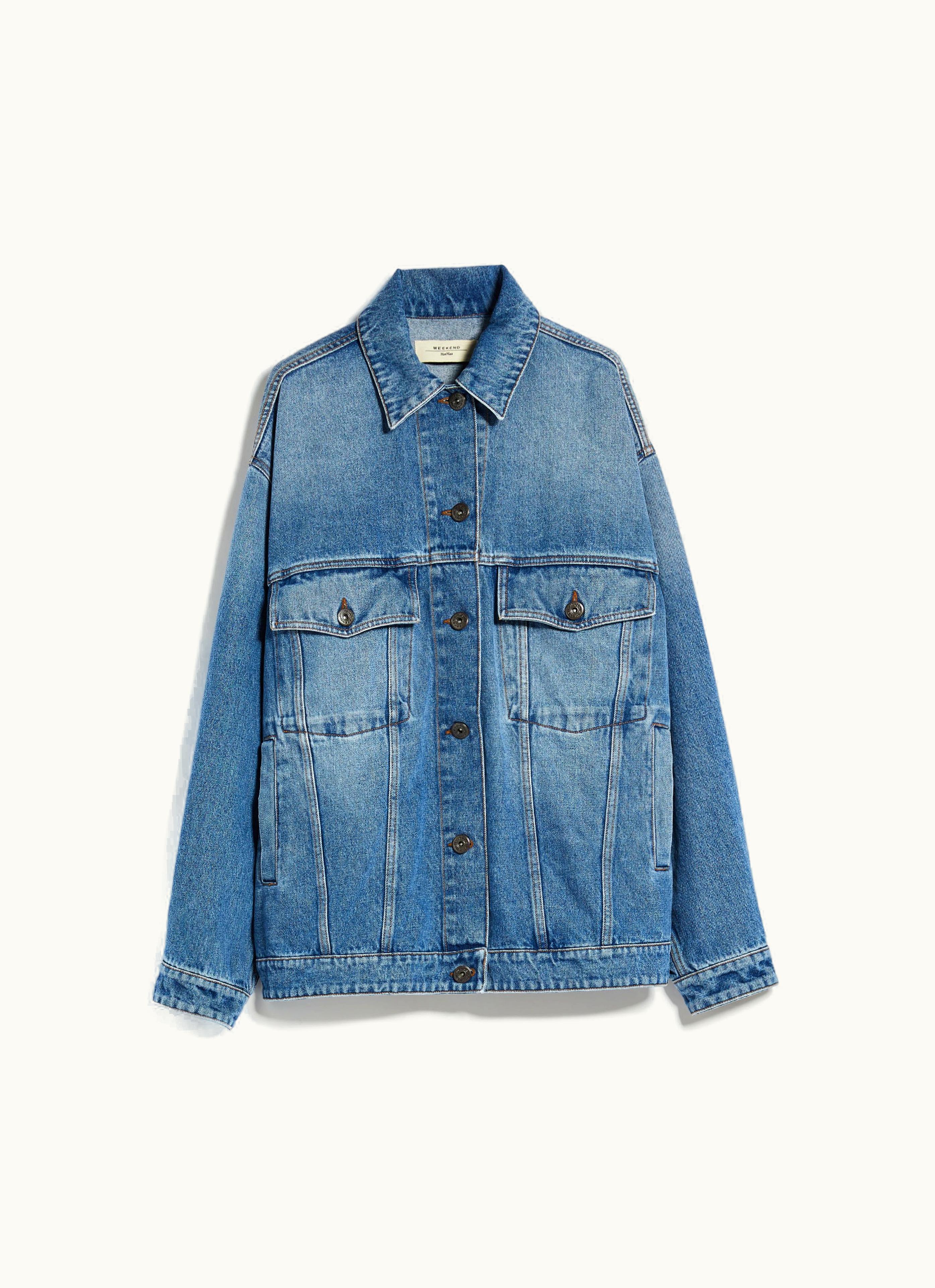 Max Mara Max Mara Oversized Denim Jacket Navy Pio