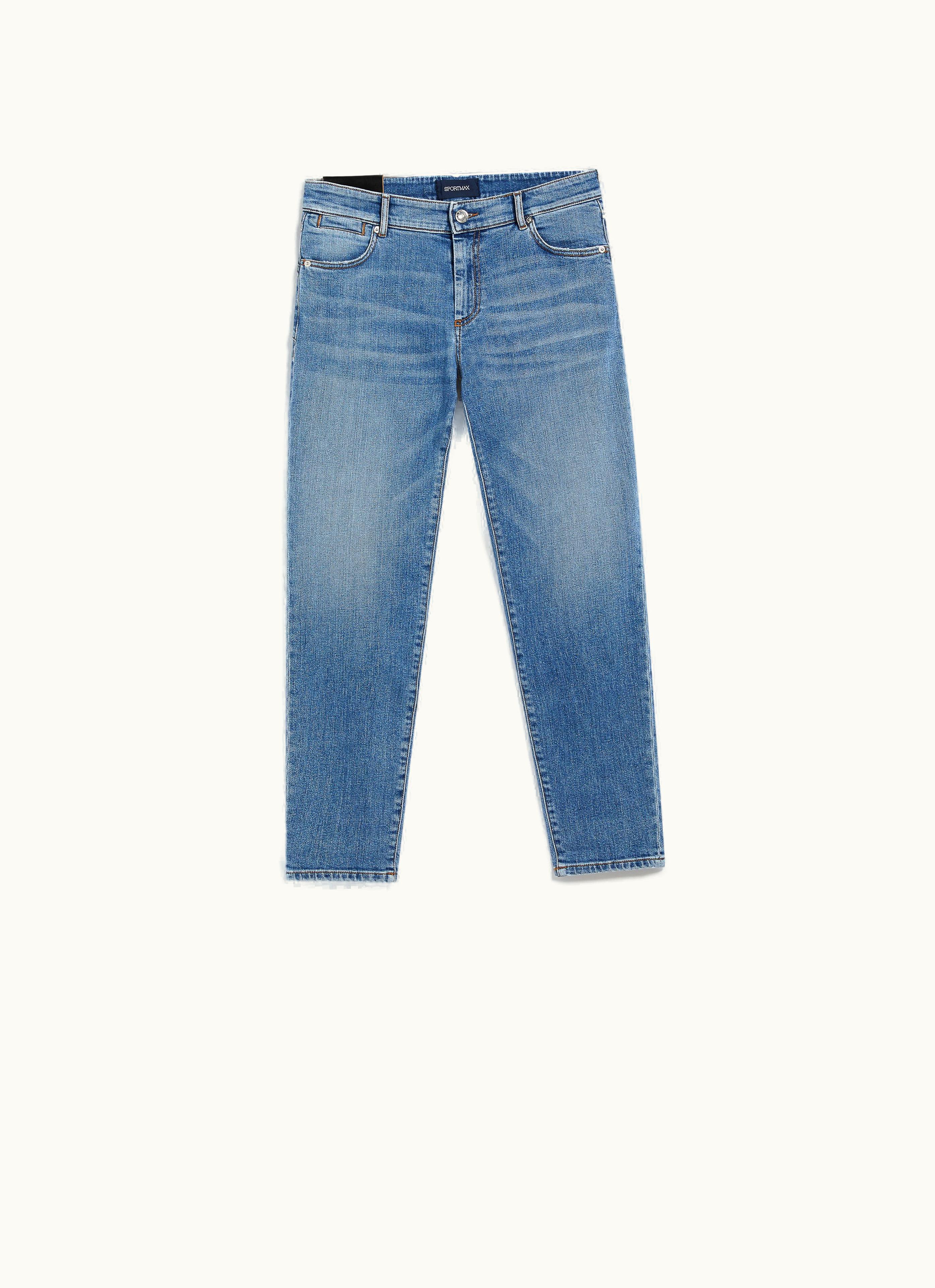 Max Mara Max Mara Low-waisted Cigarette Denim Jeans Midnightblue Luchino