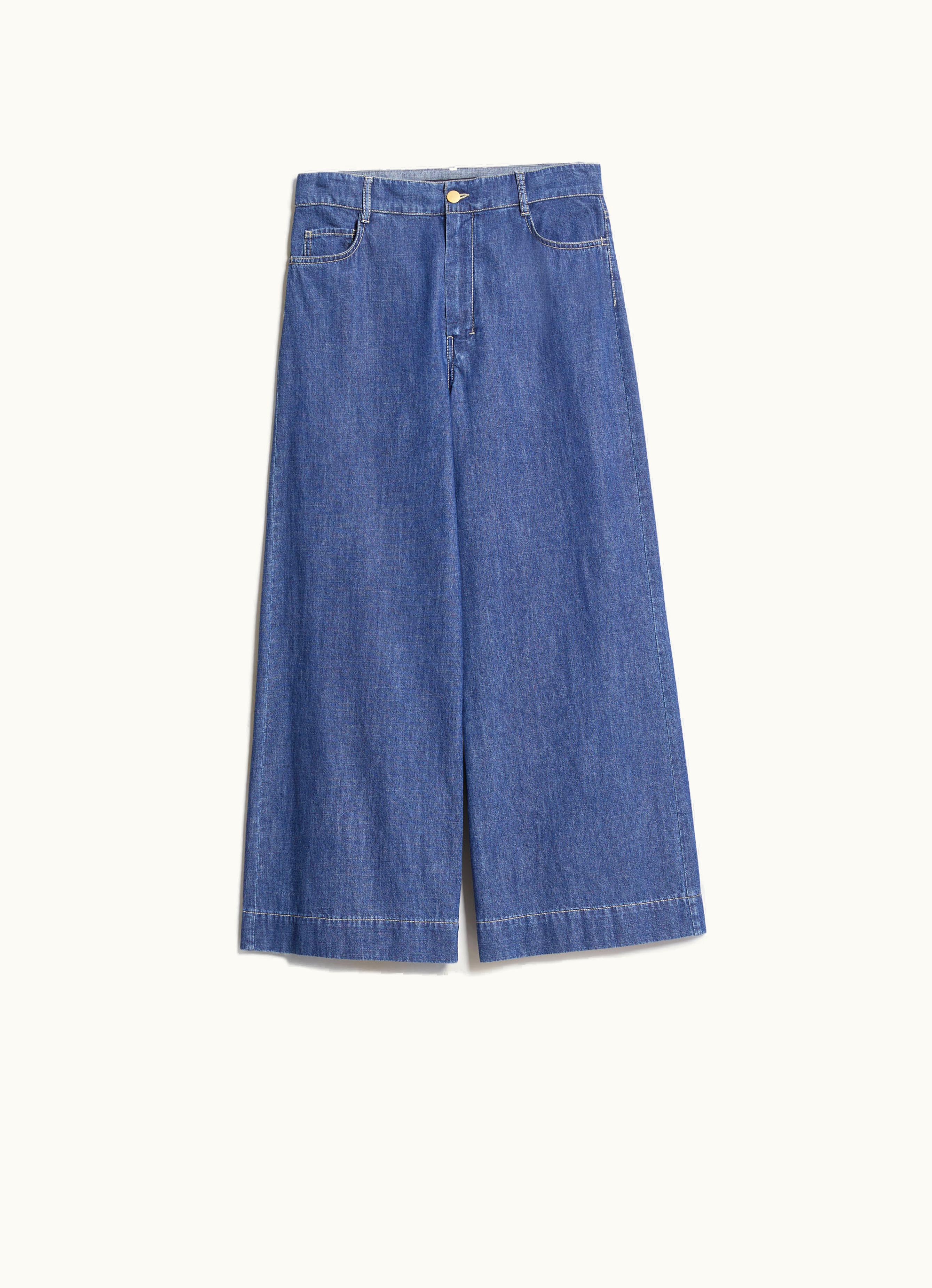 Max Mara Max Mara Straight Denim Trousers Cornflower Blue Zendaya
