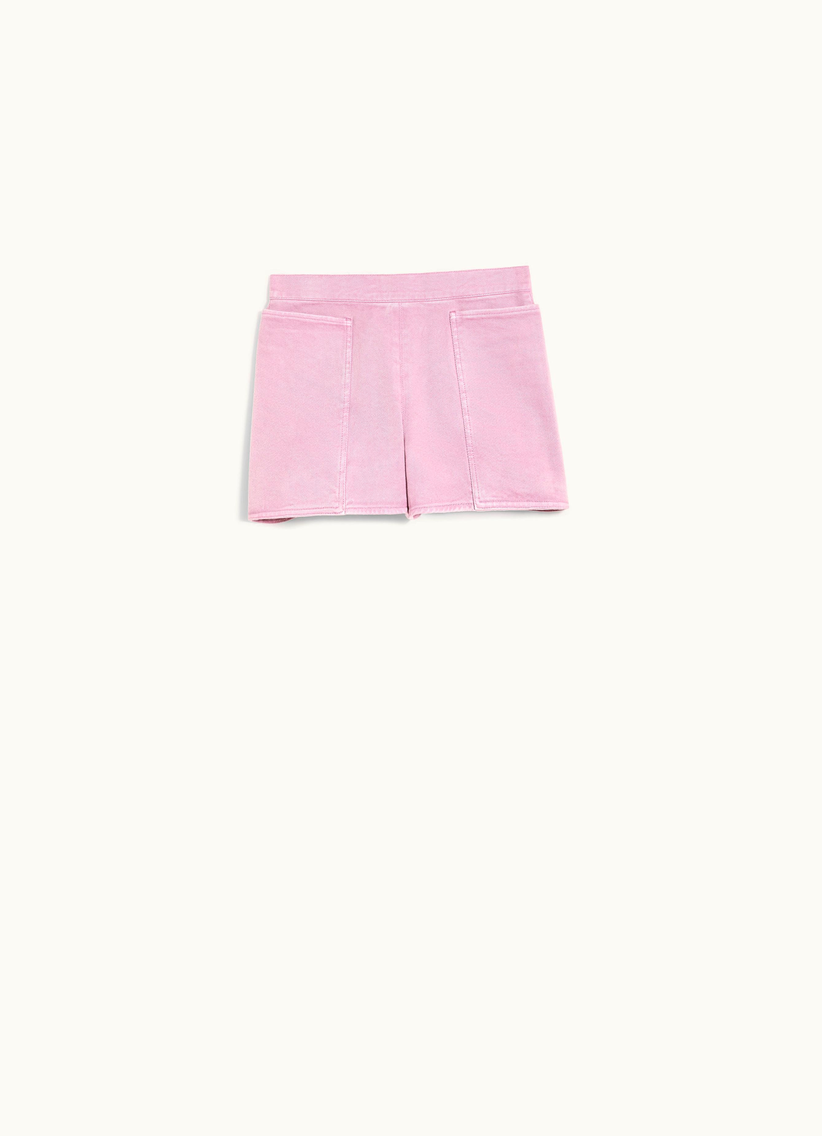 Max Mara Max Mara Cotton Drill Mini Shorts Wisteria Alibi