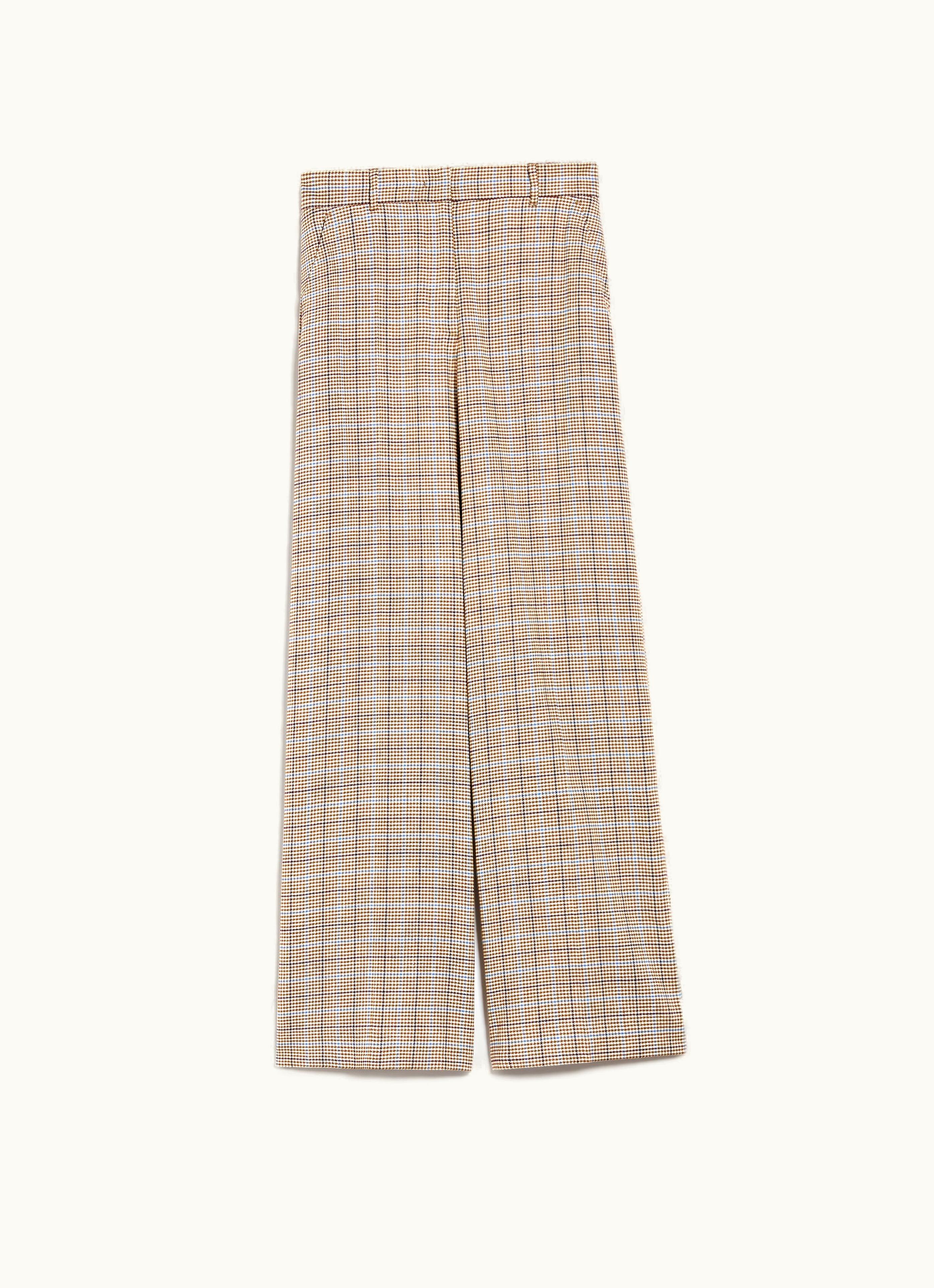 Max Mara Max Mara Linen And Cotton Twill Trousers Terra Cotta Freda