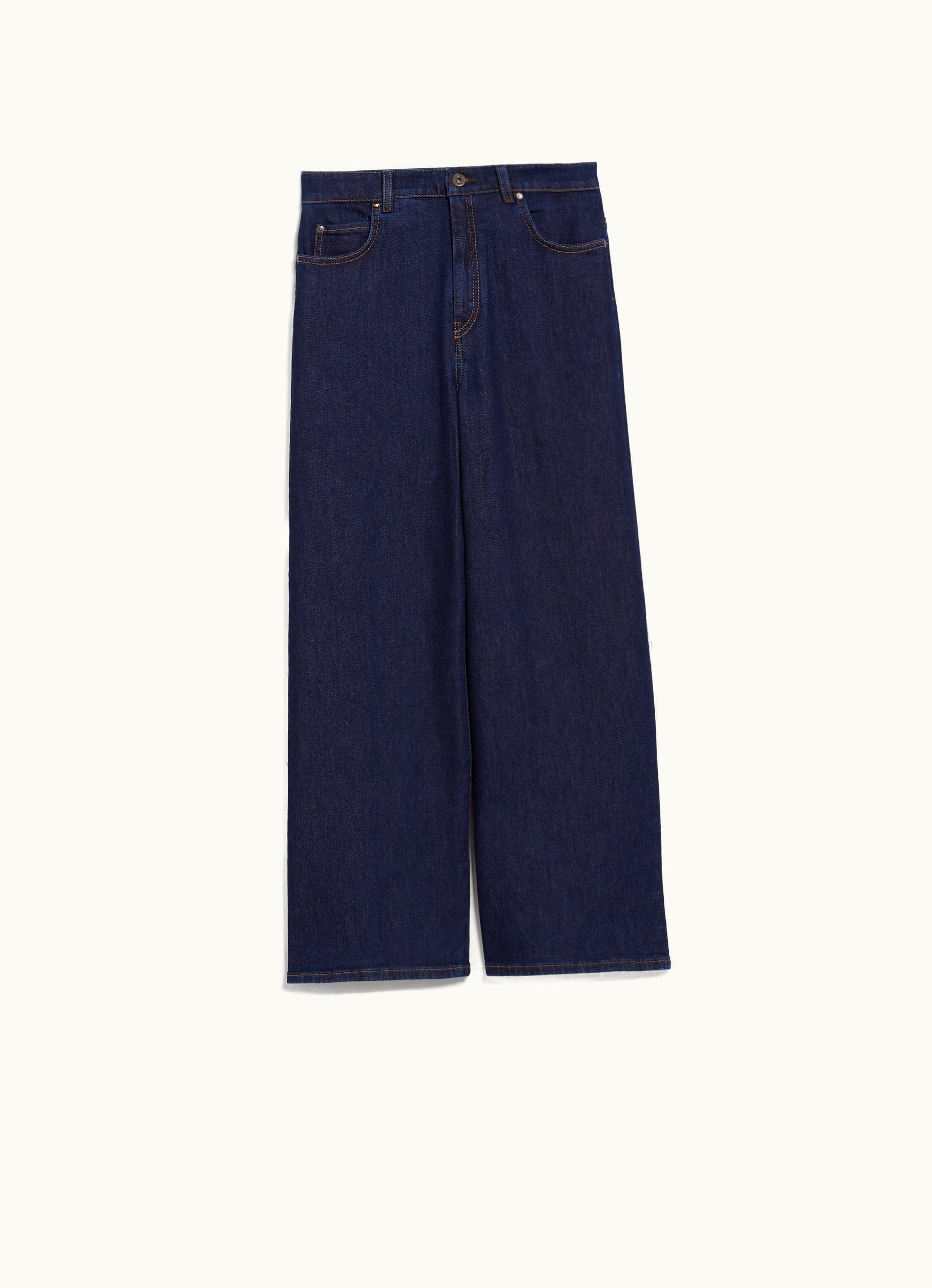 Max Mara Max Mara Sapri Flare Leg Denim Jeans in Navy Blue