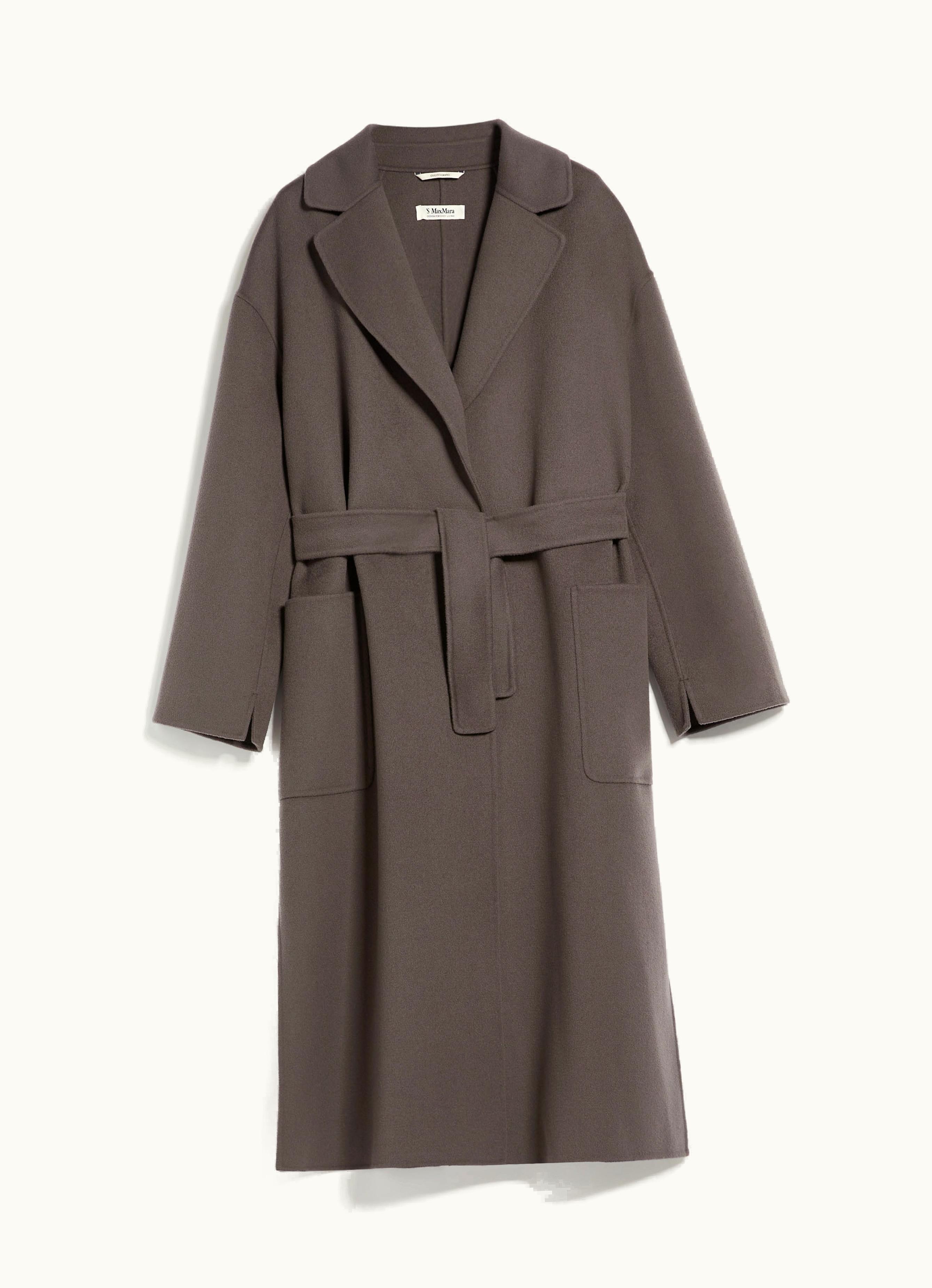 Max Mara Max Mara Wool Robe Coat Dark Grey Nina