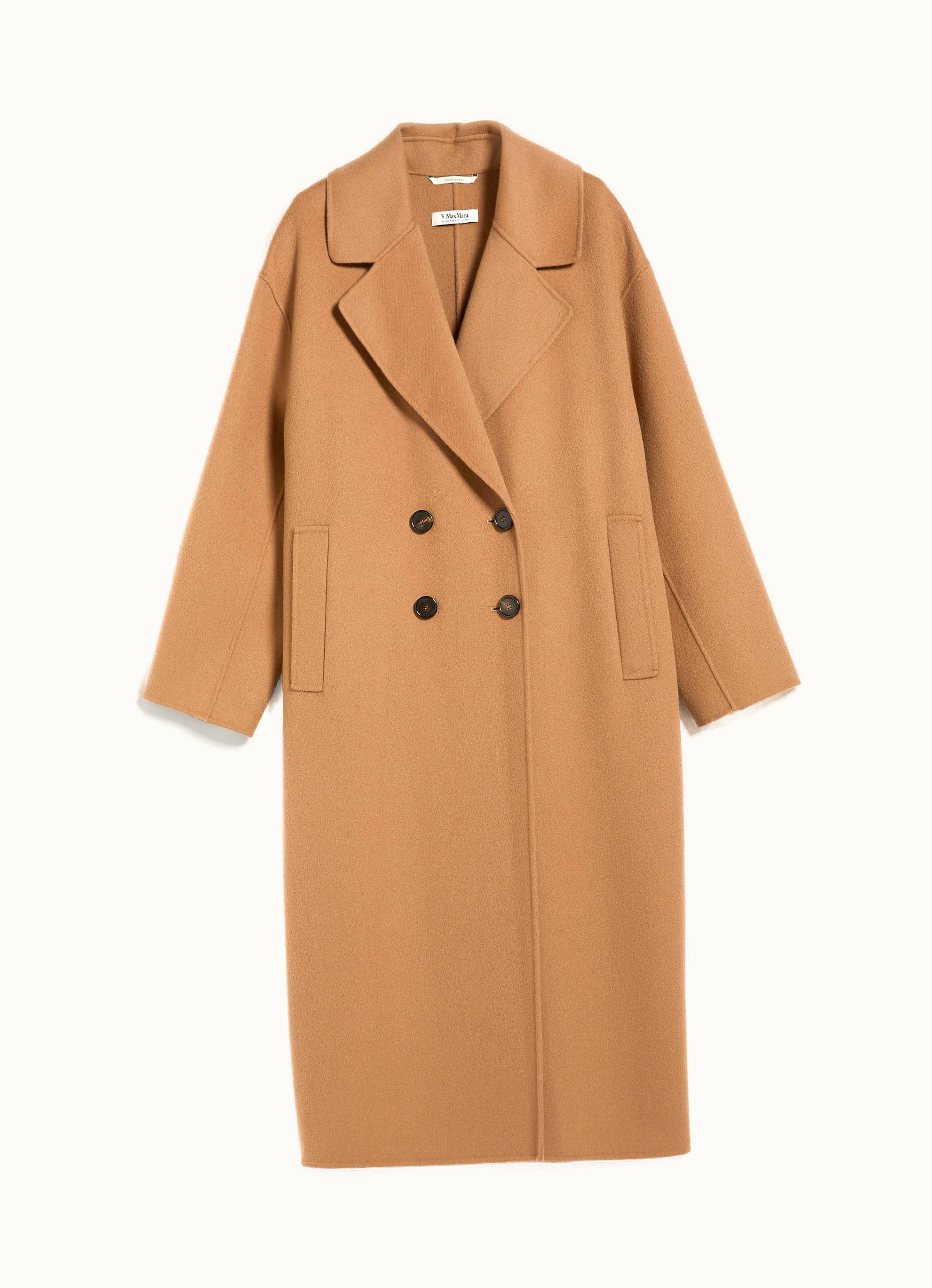 Max Mara Max Mara Double-breasted Wool Coat Camel Holland