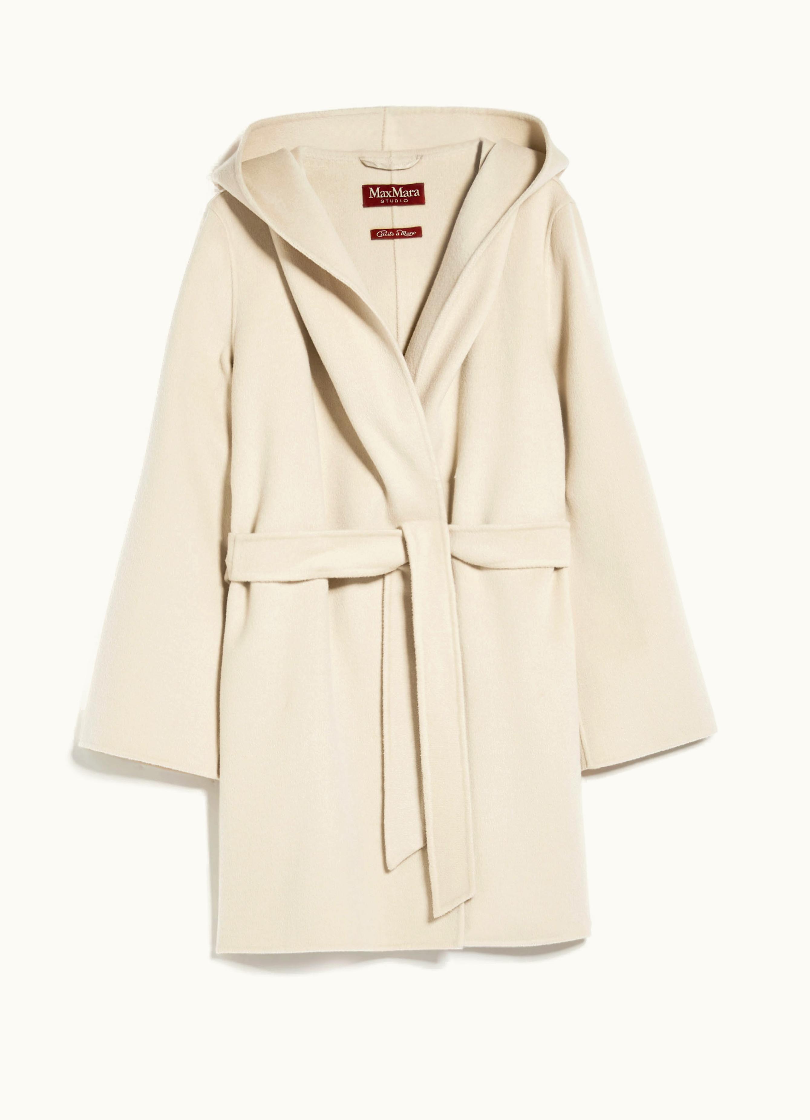Max Mara Max Mara Cashmere And Wool Parka Sand Vidim