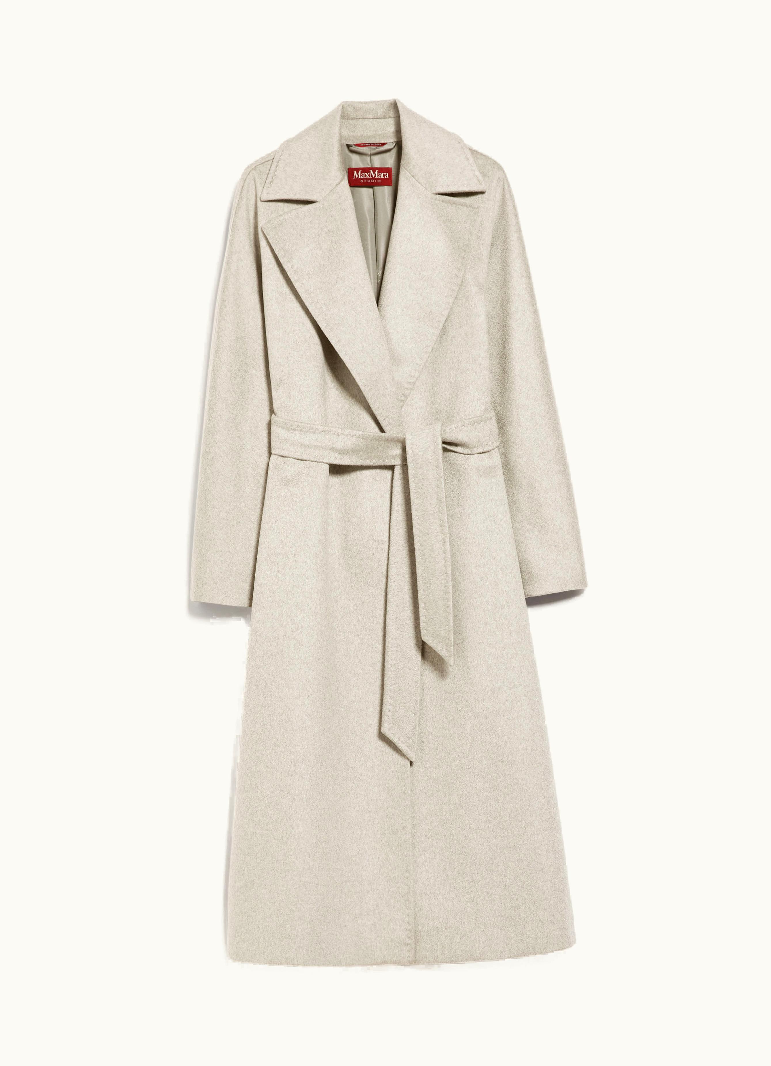 Max Mara Max Mara Cashmere Robe Coat Pearl Grey Umido