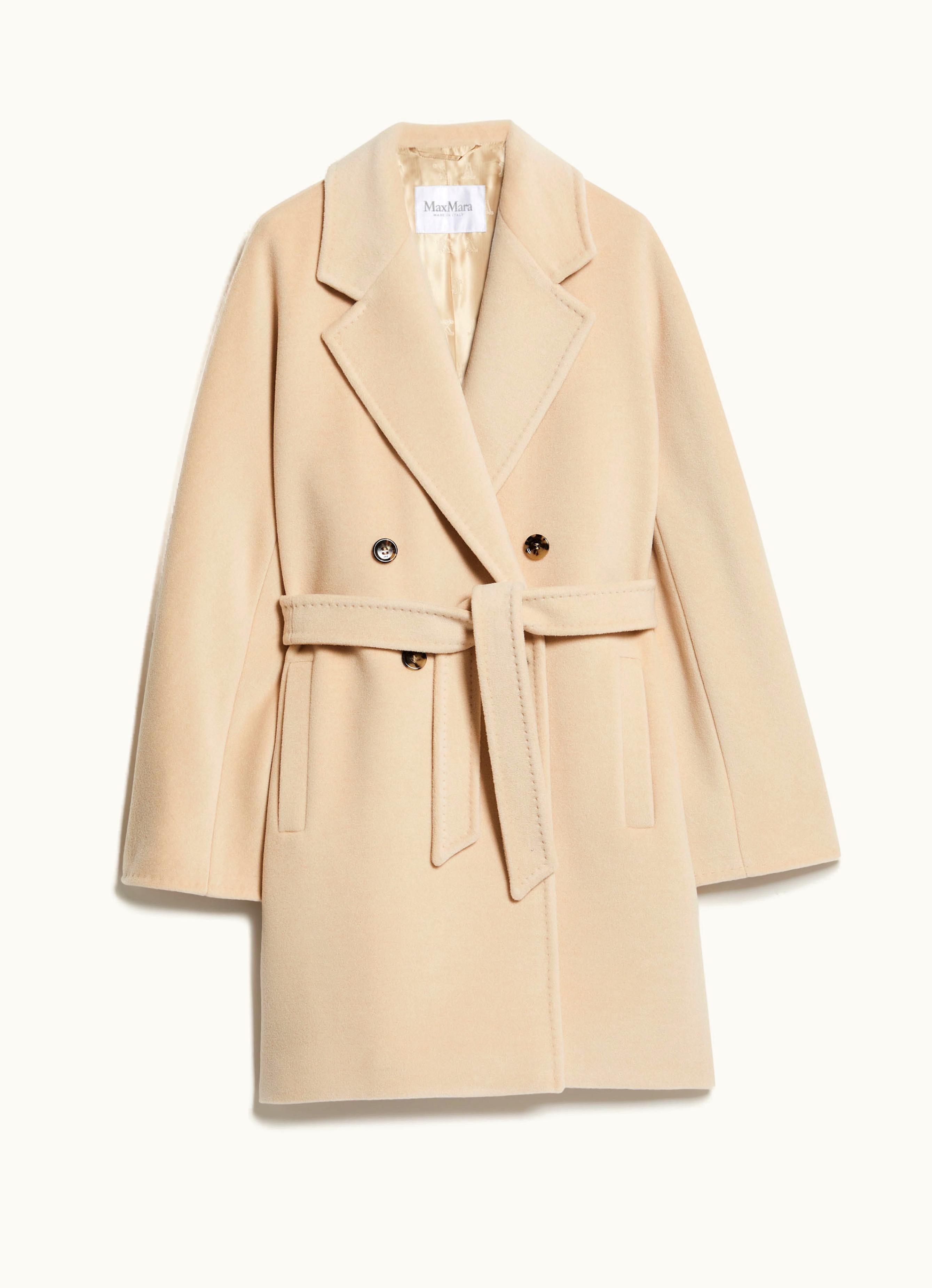 Max Mara Max Mara Short 101801 Icon Coat Beige Pila