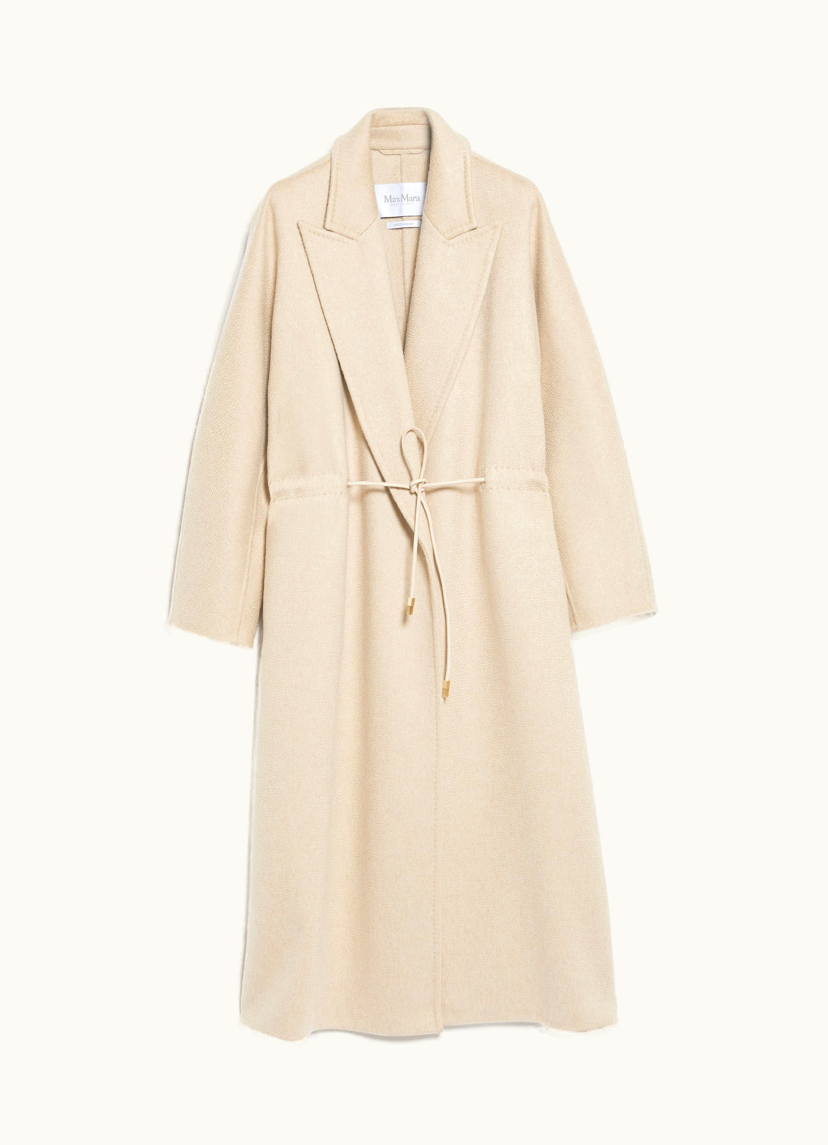 Max Mara Max Mara Oversize Cashmere Coat Beige Bertone