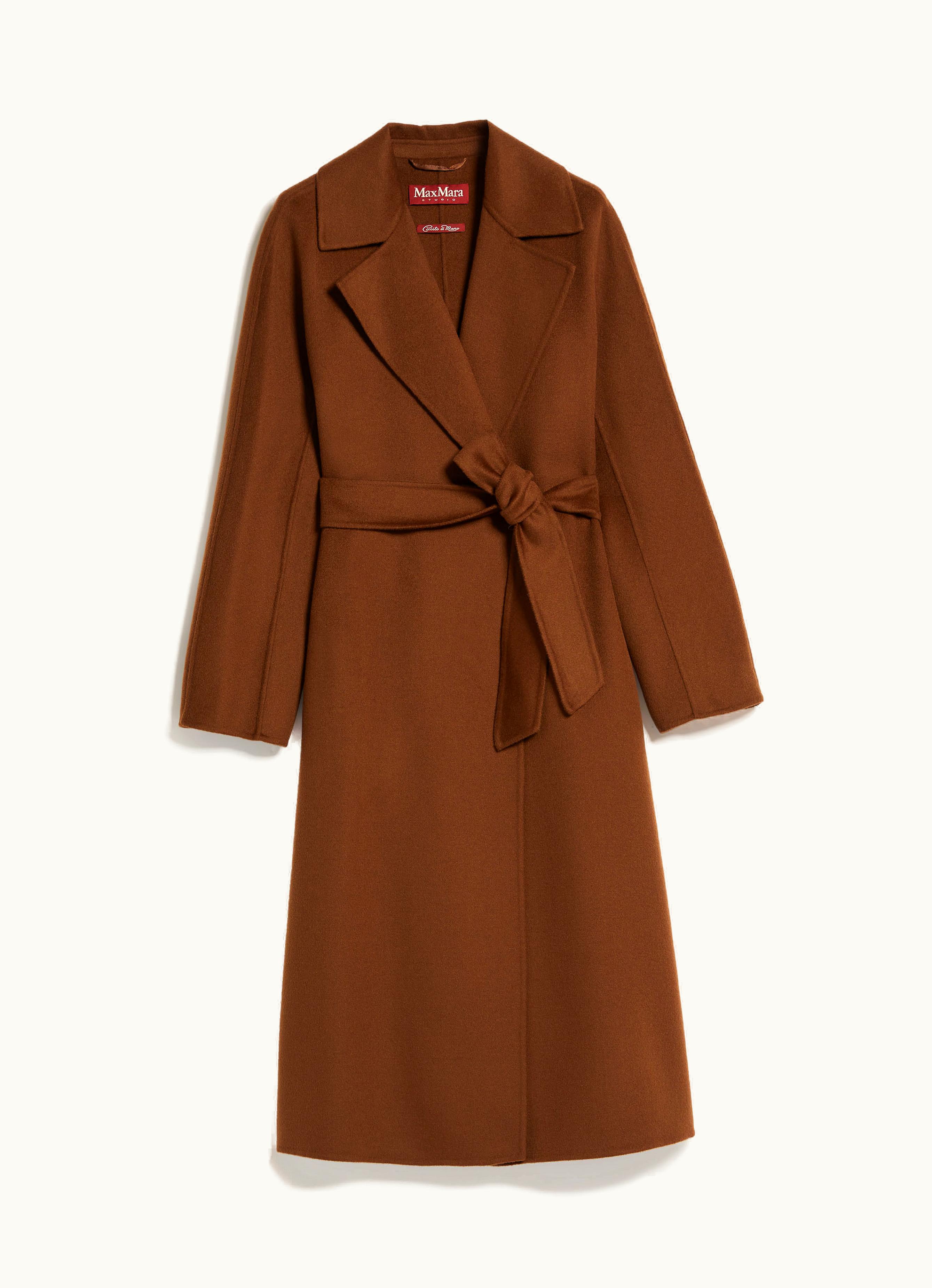 Max Mara Max Mara Wool And Cashmere Robe Coat Earth Cles