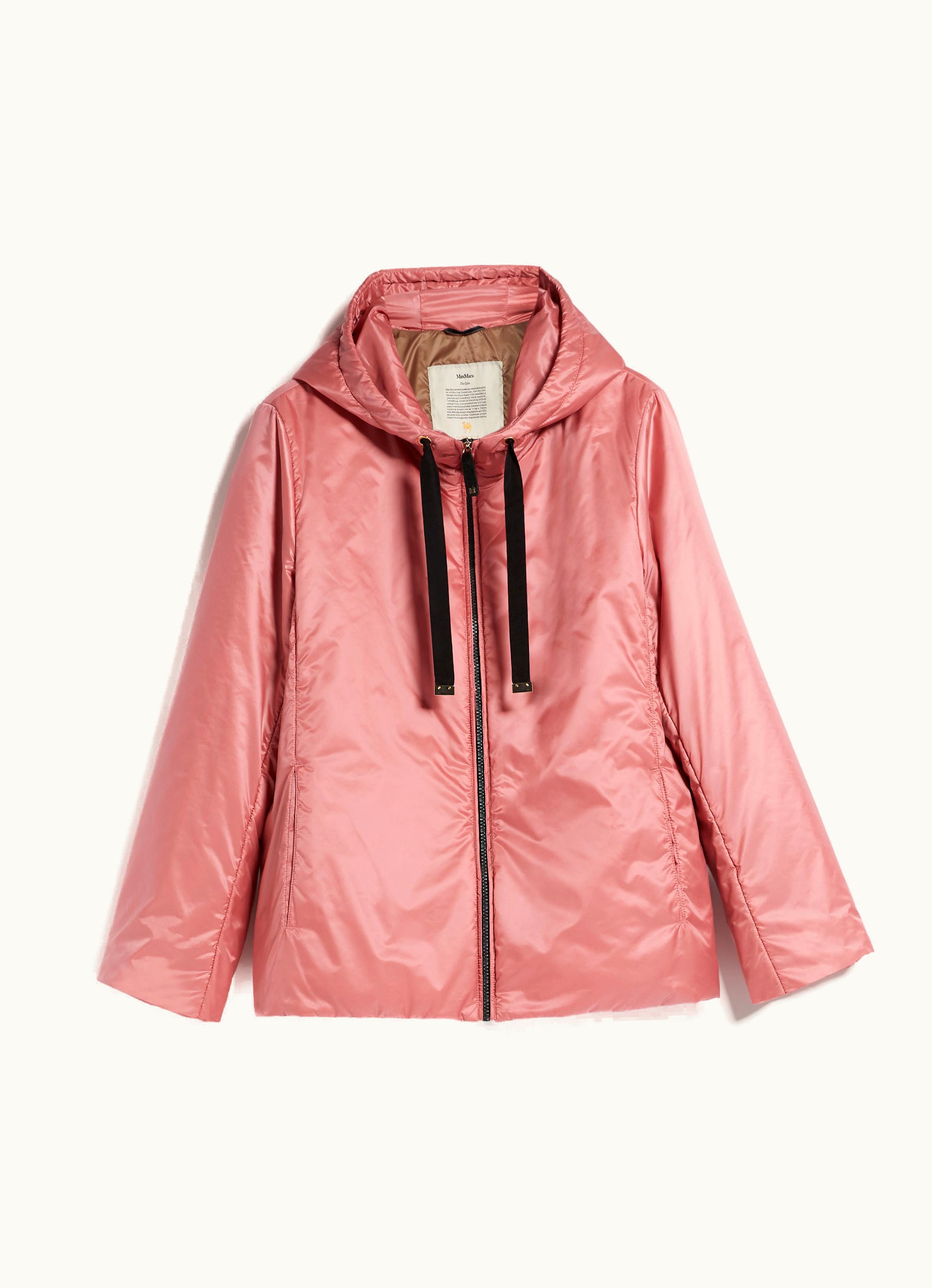 Max Mara Max Mara Water-resistant Canvas Travel Jacket Pink Greenh
