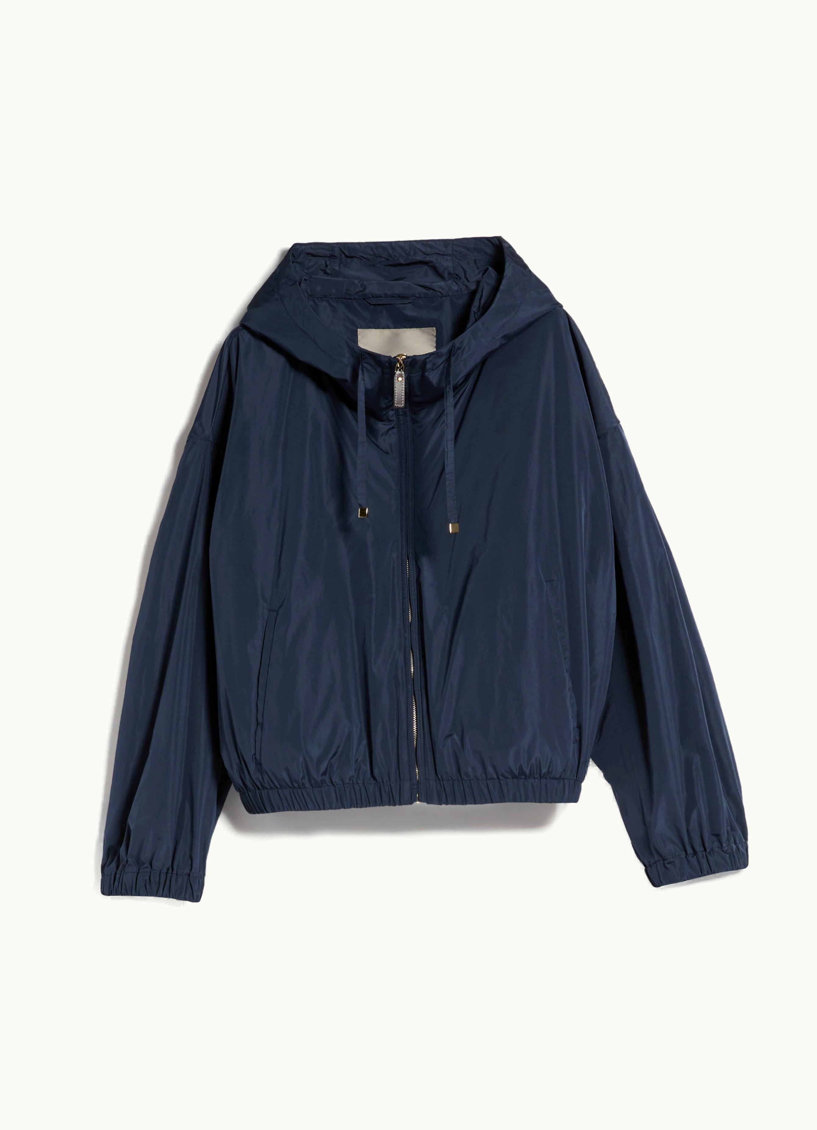 Max Mara Max Mara Short Parka In water-resistant Taffeta Ultramarine Taffci