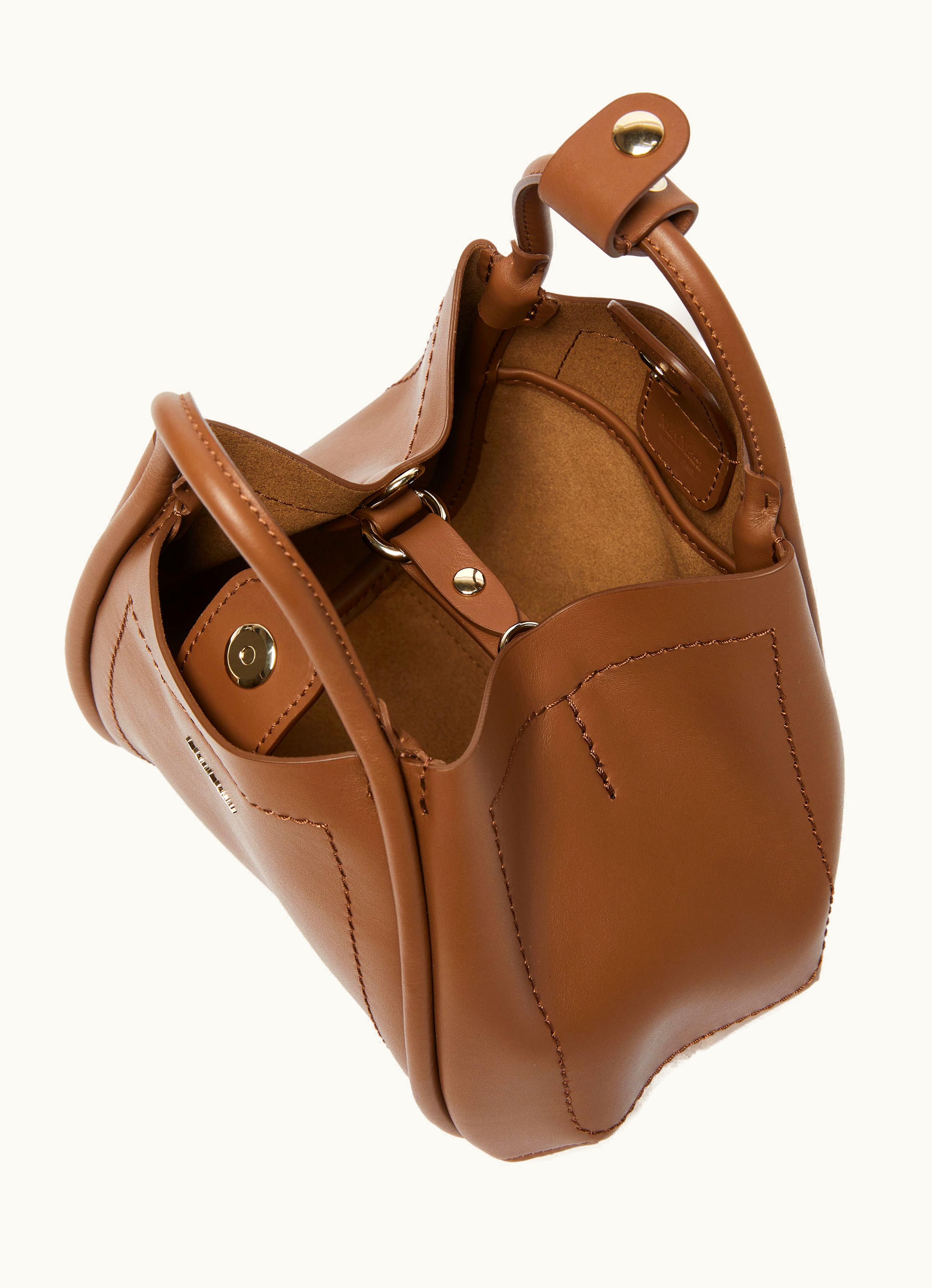 Max Mara Max Mara Leather Marine Bag Extra Small Tobacco Marinxs