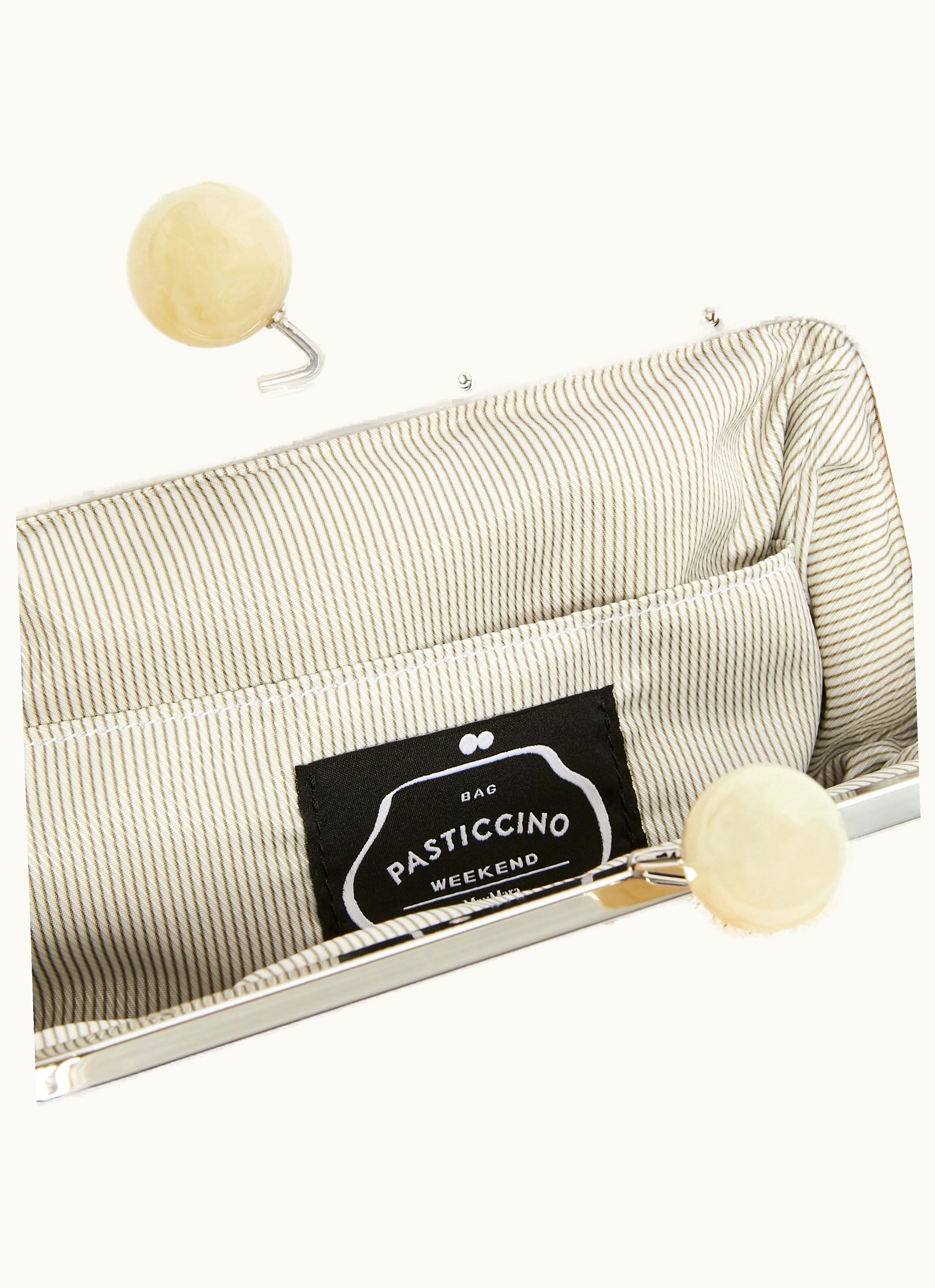 Max Mara Max Mara Medium raffia-look Pasticcino Bag Beige Fortuna