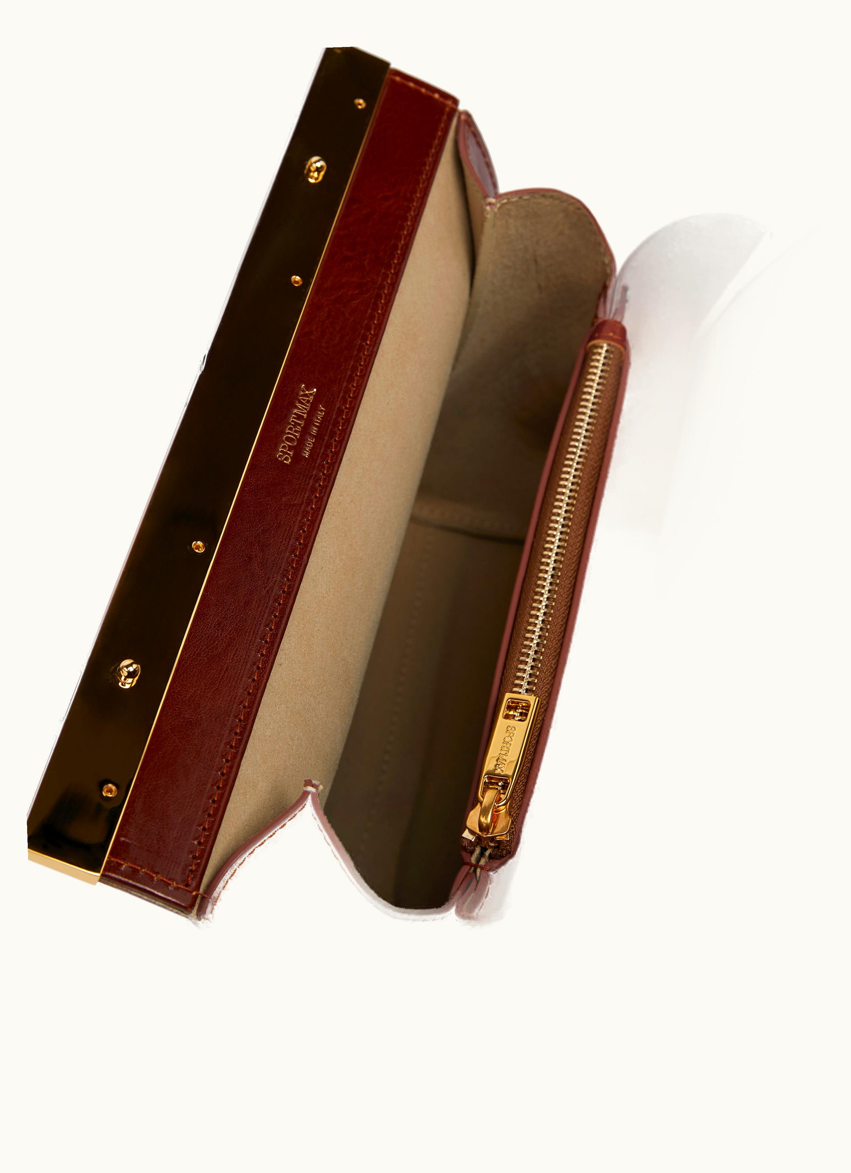 Max Mara Max Mara Medium Leather Lizzie Bag Tobacco Ermete