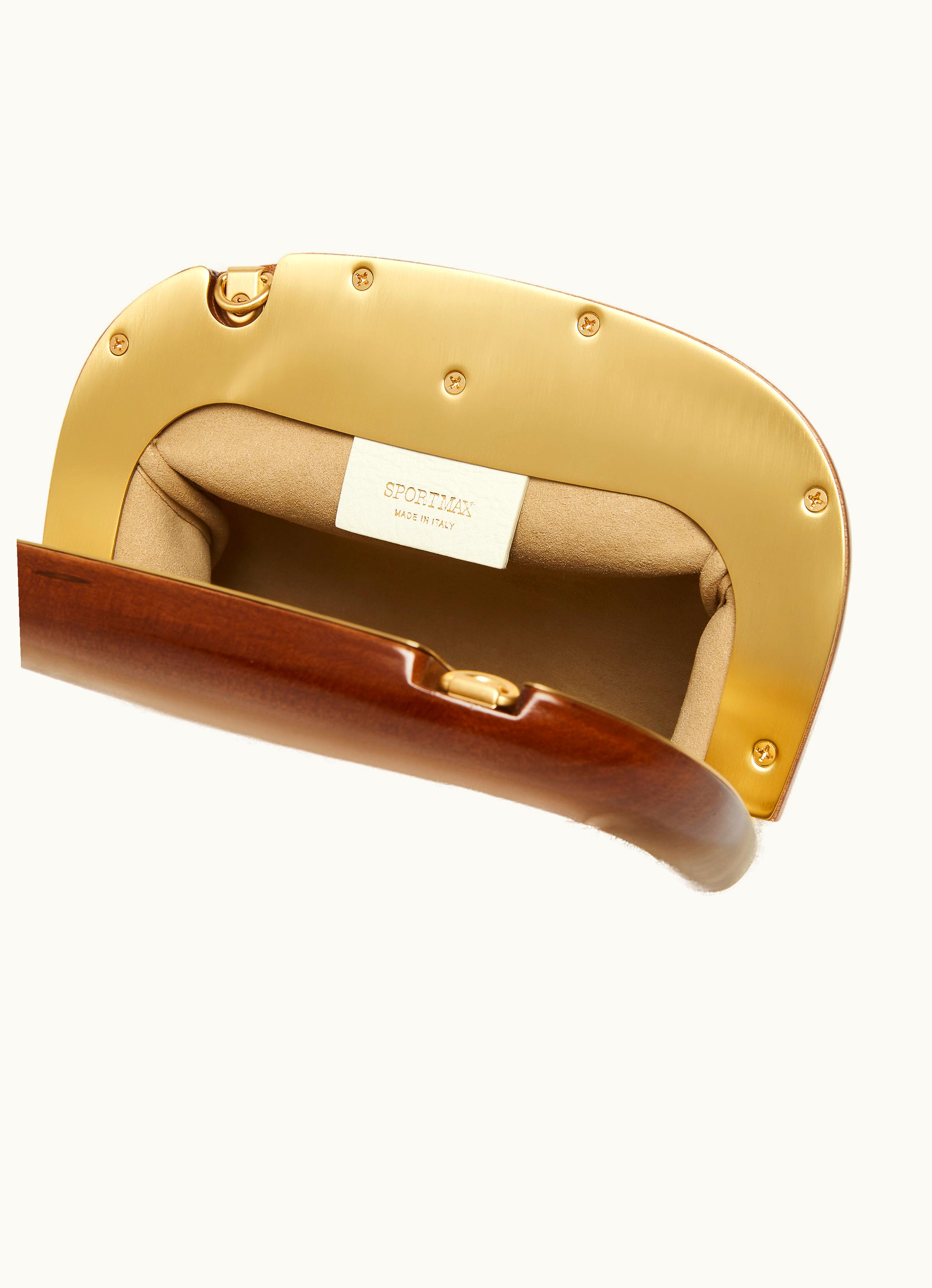 Max Mara Max Mara Small Leather Bouba Bag White Learco