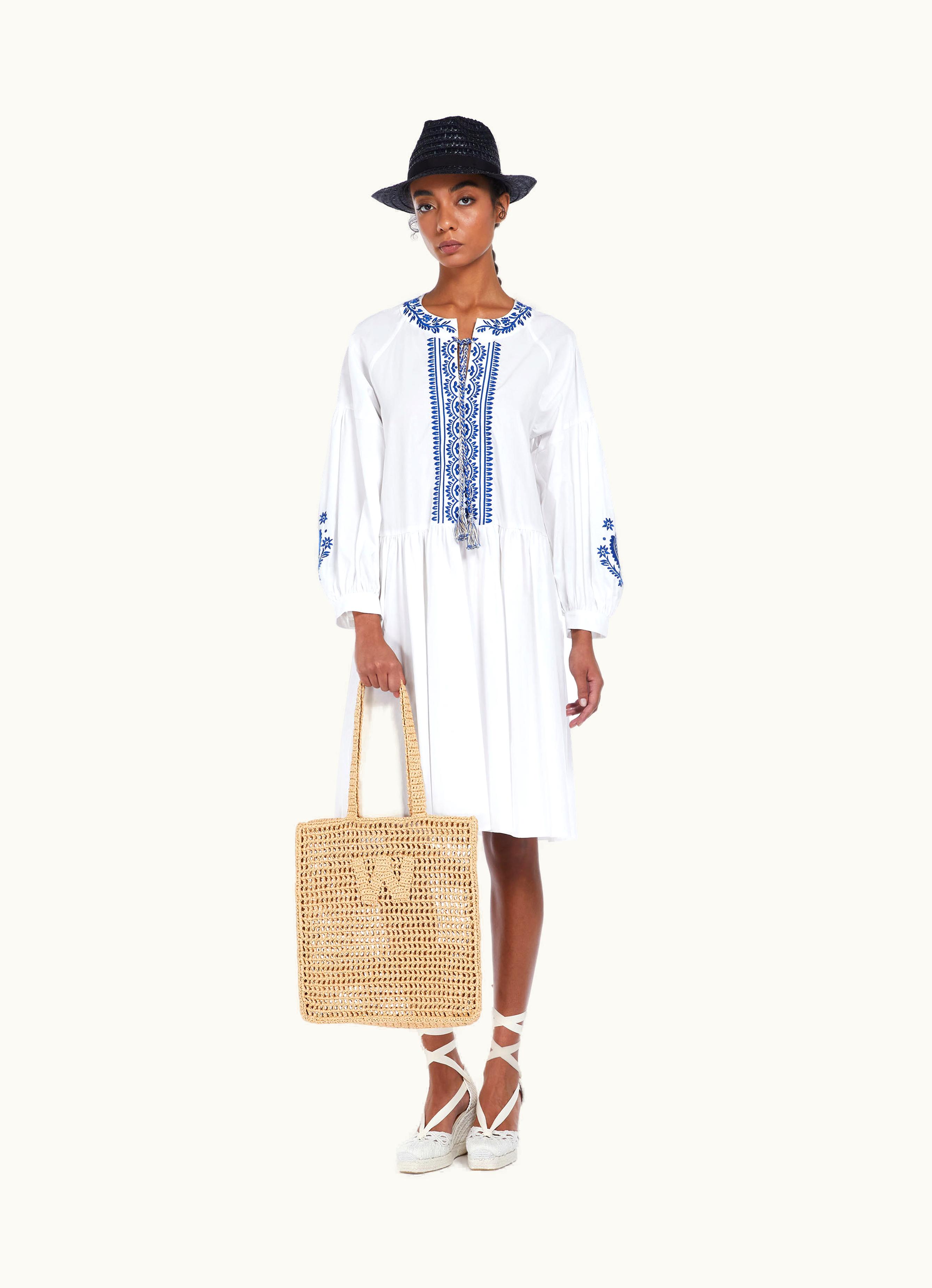 Max Mara Max Mara Macramé Shopping Tote Beige Saloon