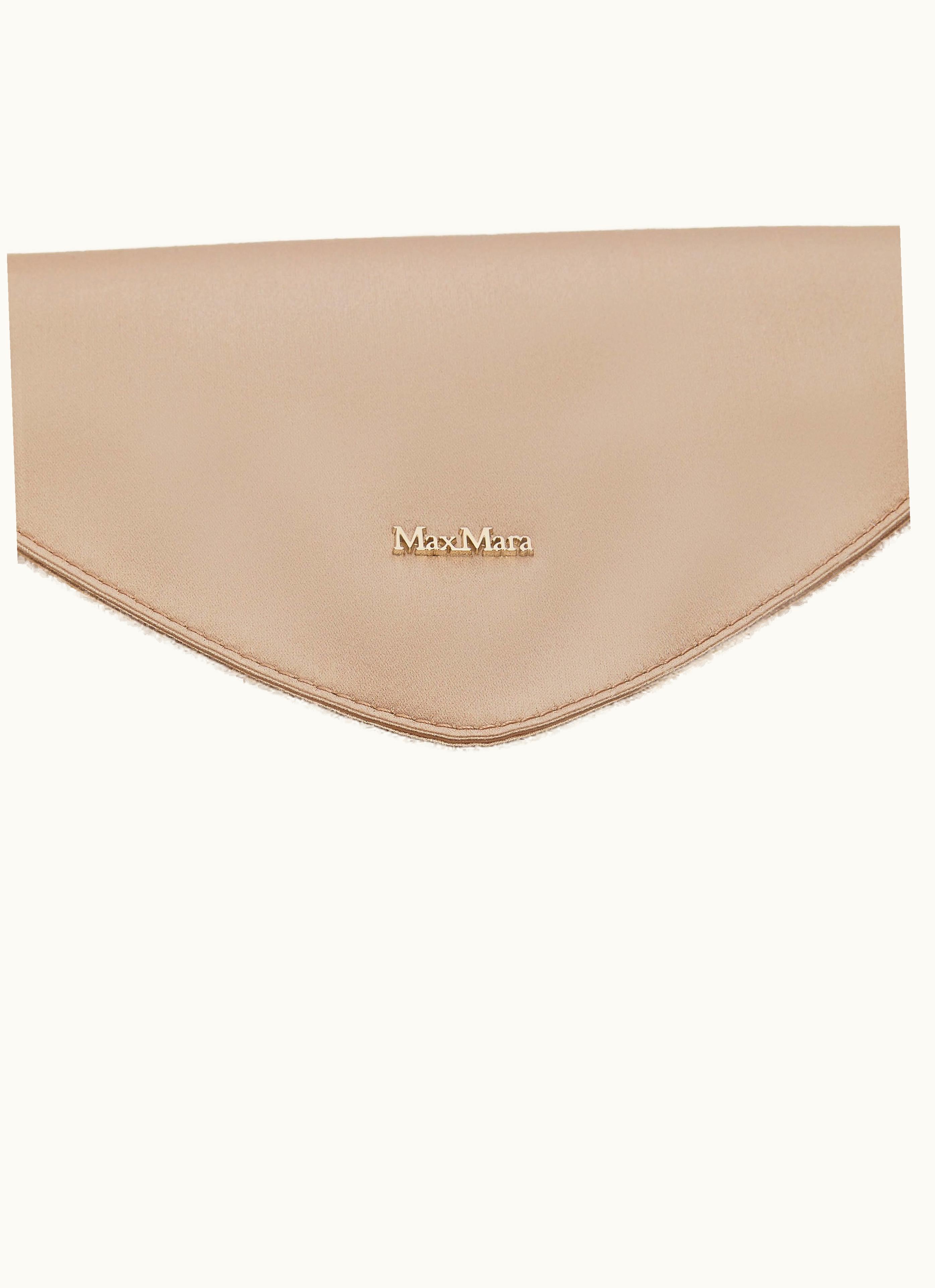 Max Mara Max Mara Viscose And Silk Satin Clutch Bag sugared-almond Rose Envelope