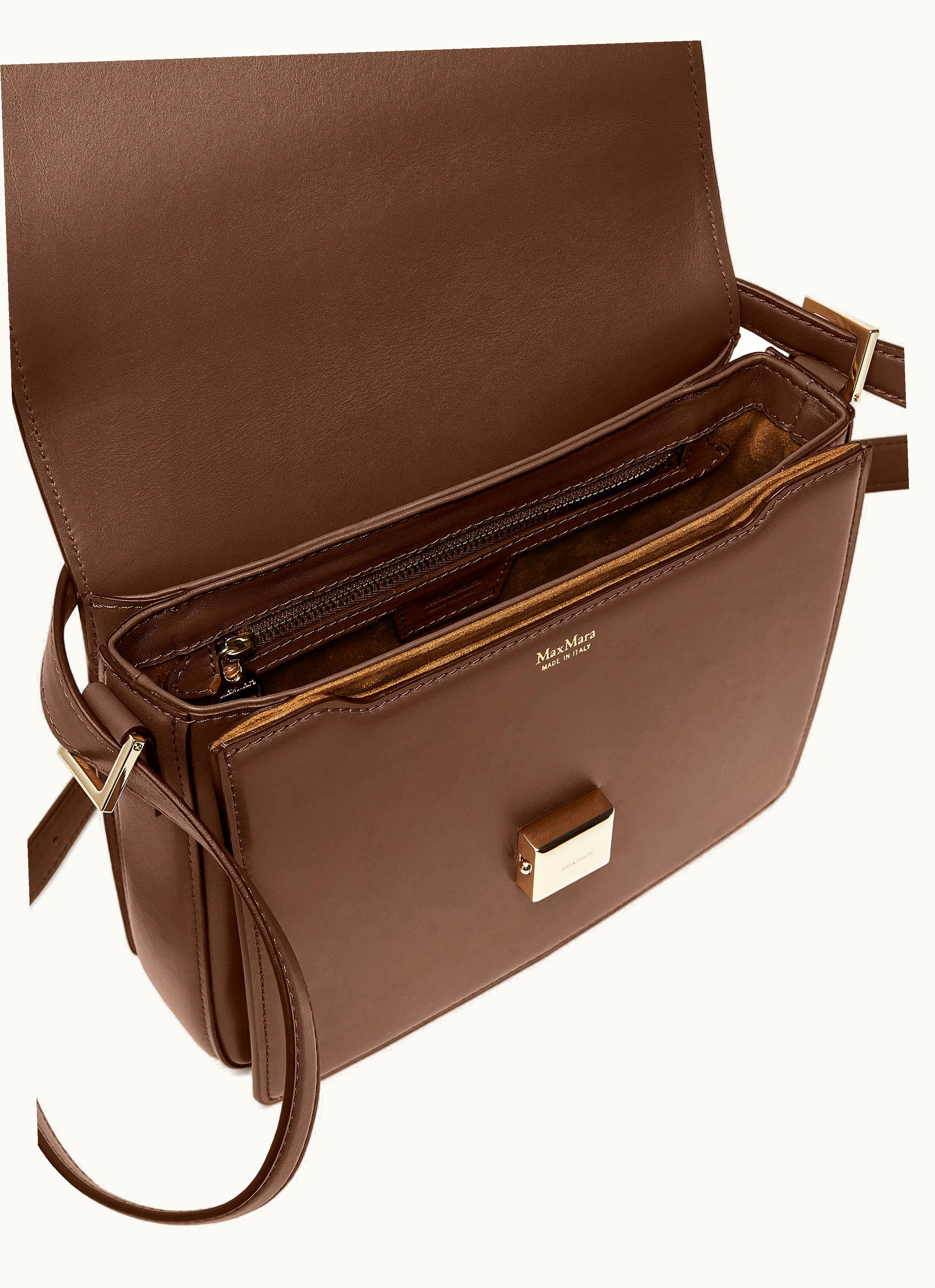 Max Mara Max Mara Medium Leather MM Bag Coffee MMbag