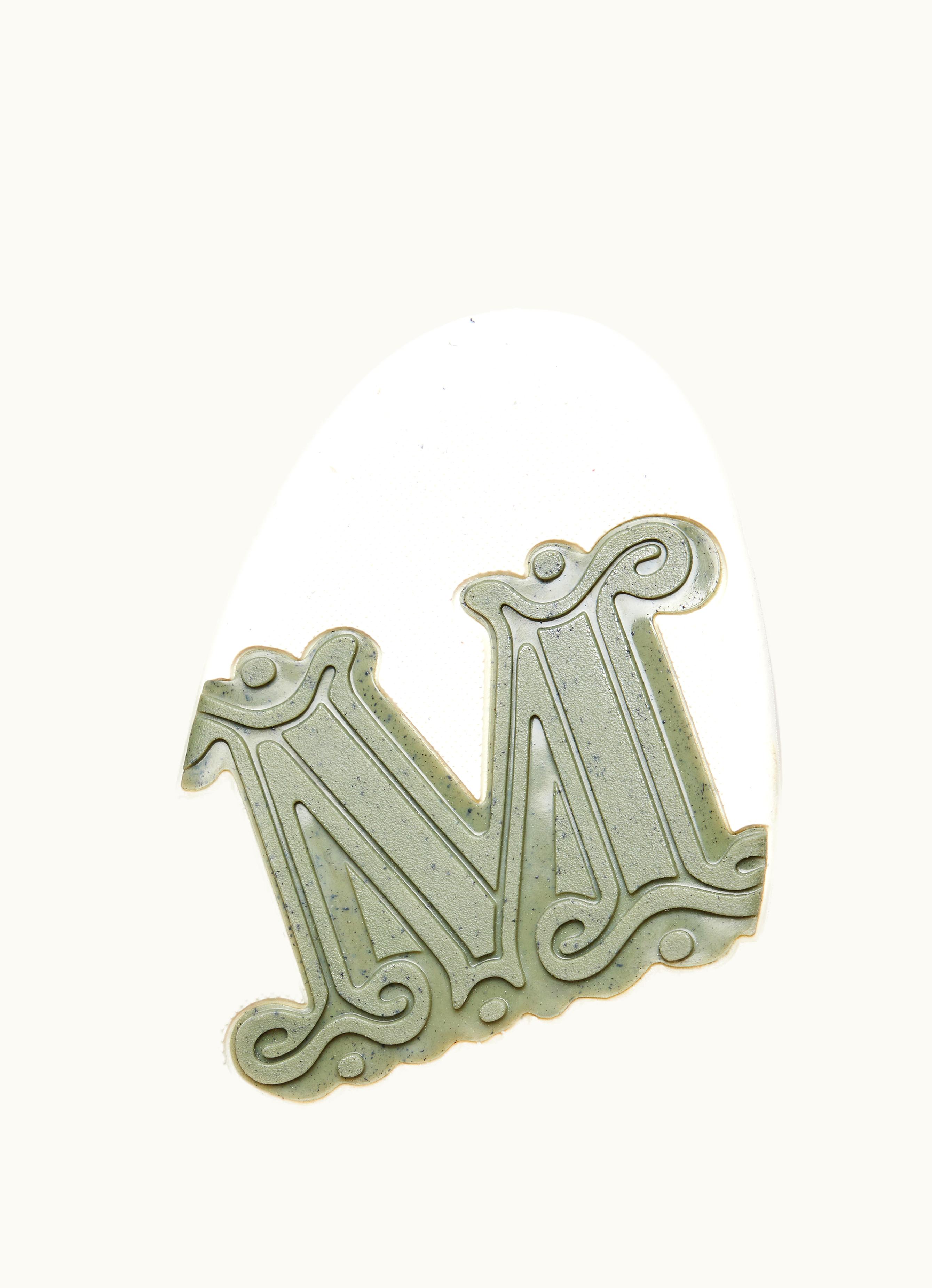 Max Mara Max Mara Activegreen Trainers In chrome-free Leather White Activegreen