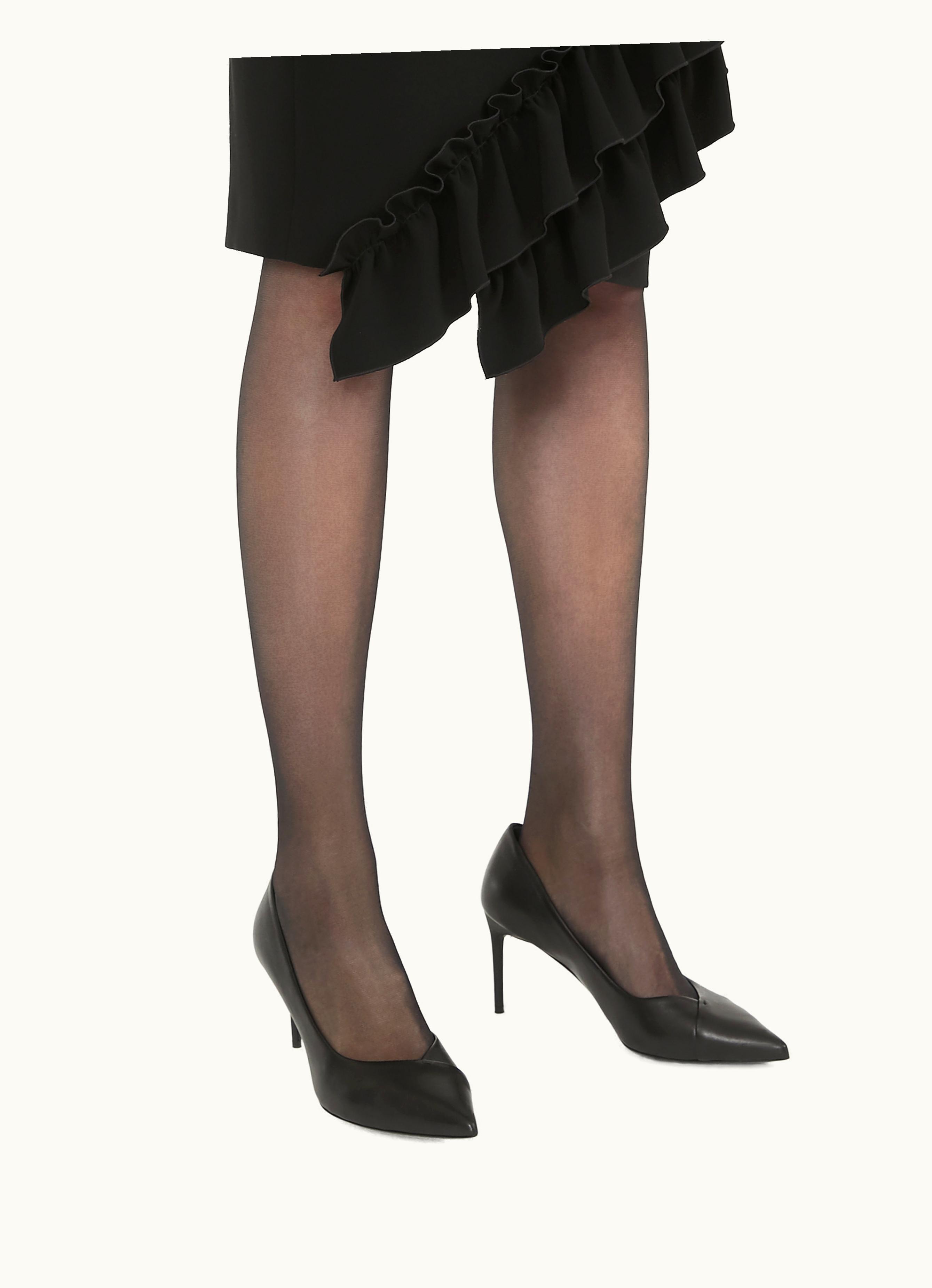 Max Mara Max Mara Nappa Leather Court Shoes Black Phyllis