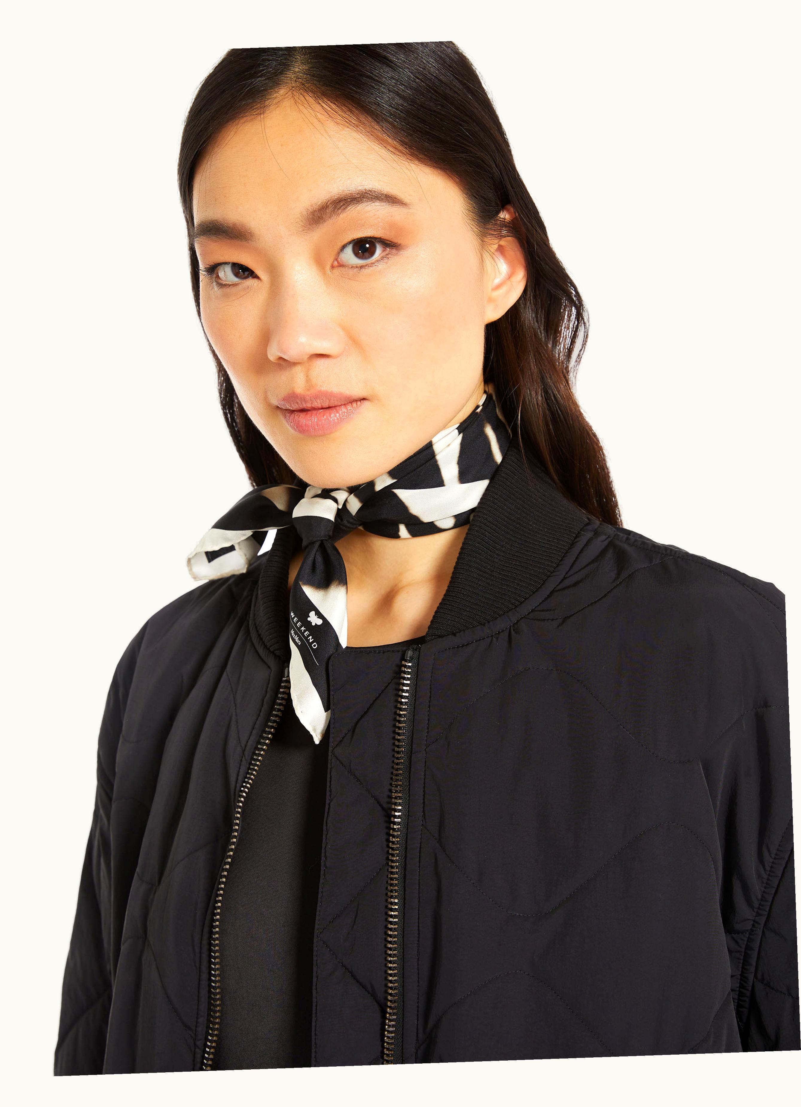 Max Mara Max Mara Silk Twill Scarf Optical White Siam