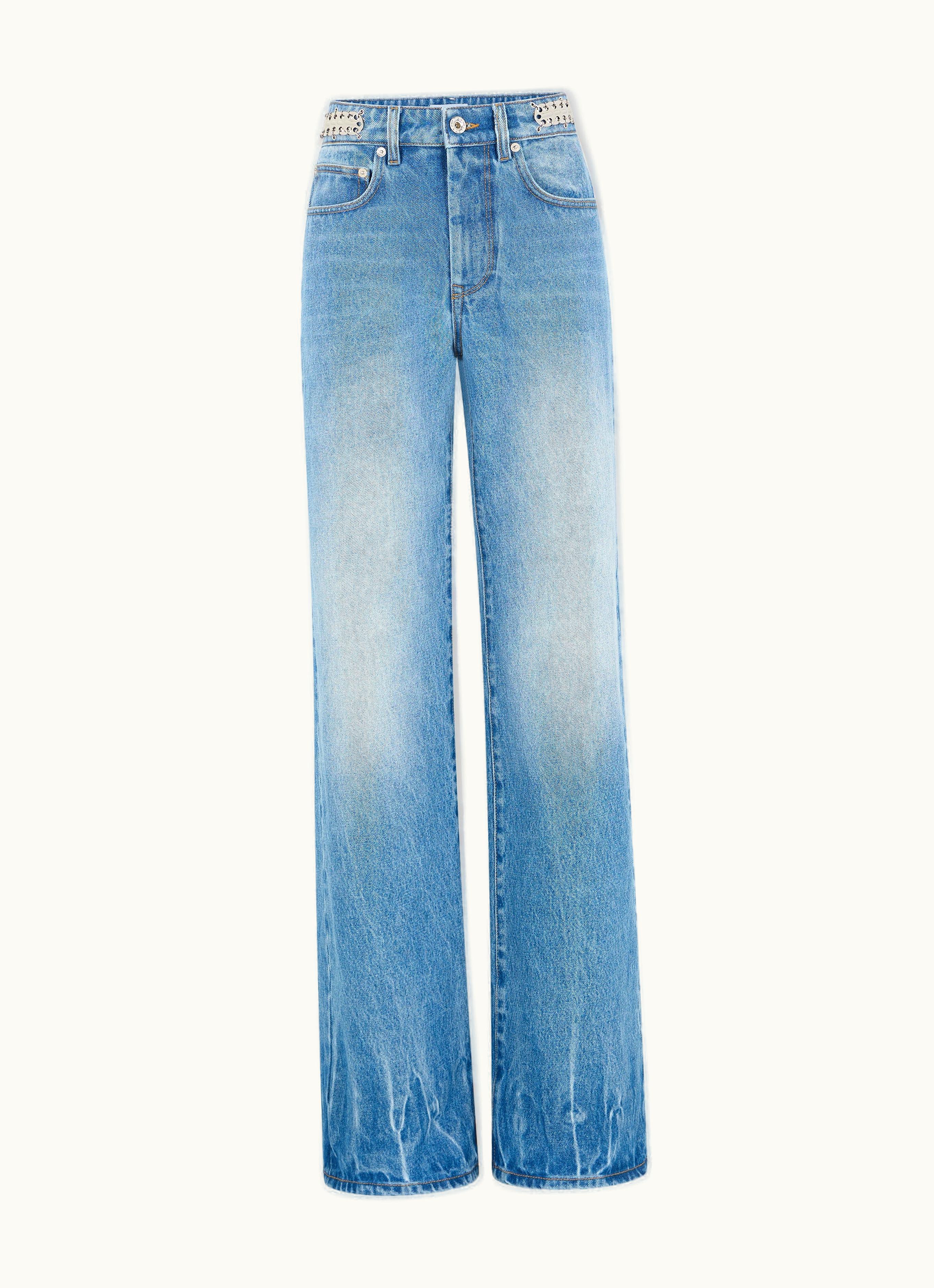 Rabanne Rabanne Flared Jeans Embellished With 1969 Discs