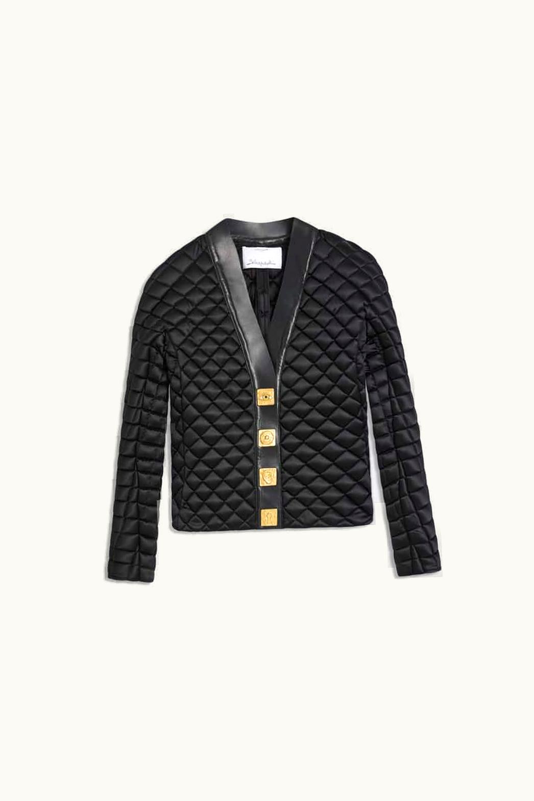 Schiaparelli Schiaparelli Quilted Collarless Jacket